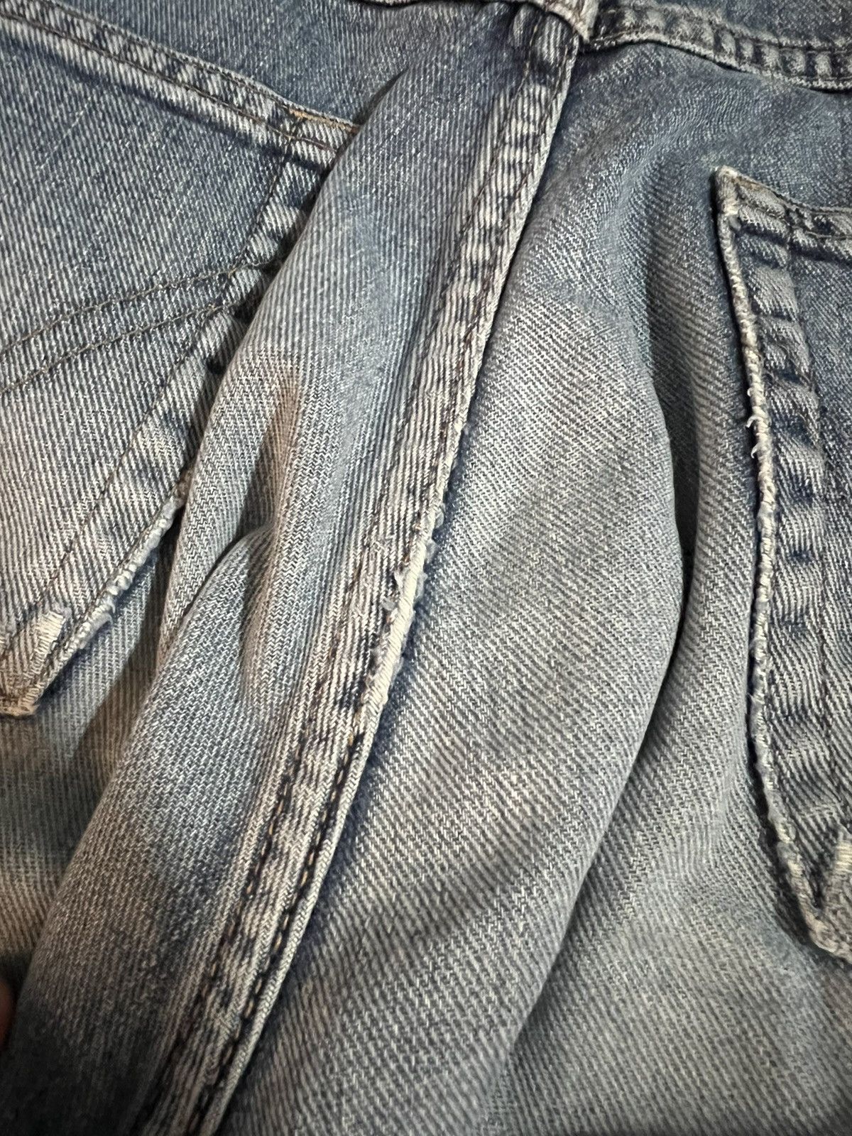 Edwin × If Six Was Nine 💥Baggy💥Vintage 90’s Edwin Distressed Jeans Light Wash Size US 31 - 13 Thumbnail