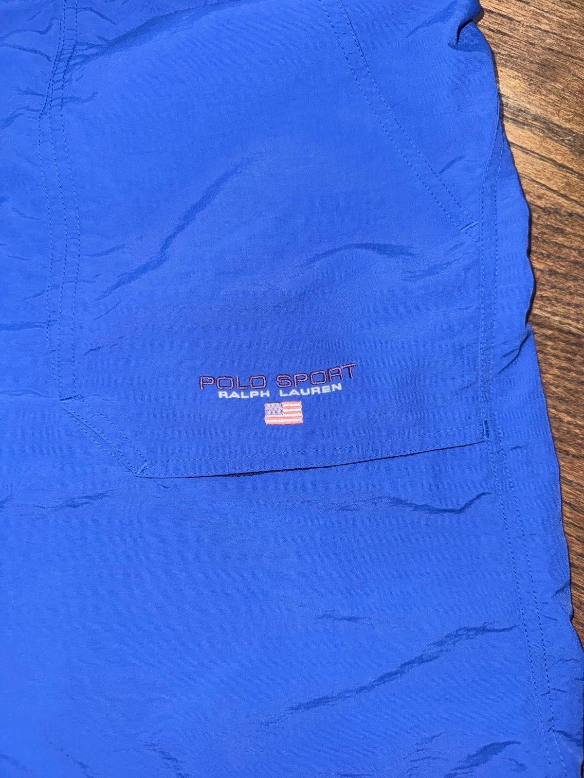 Designer VNTG Polo Sport Ralph Lauren Shorts Sz L 90’s Blue Rare Size US 34 / EU 50 - 3 Thumbnail