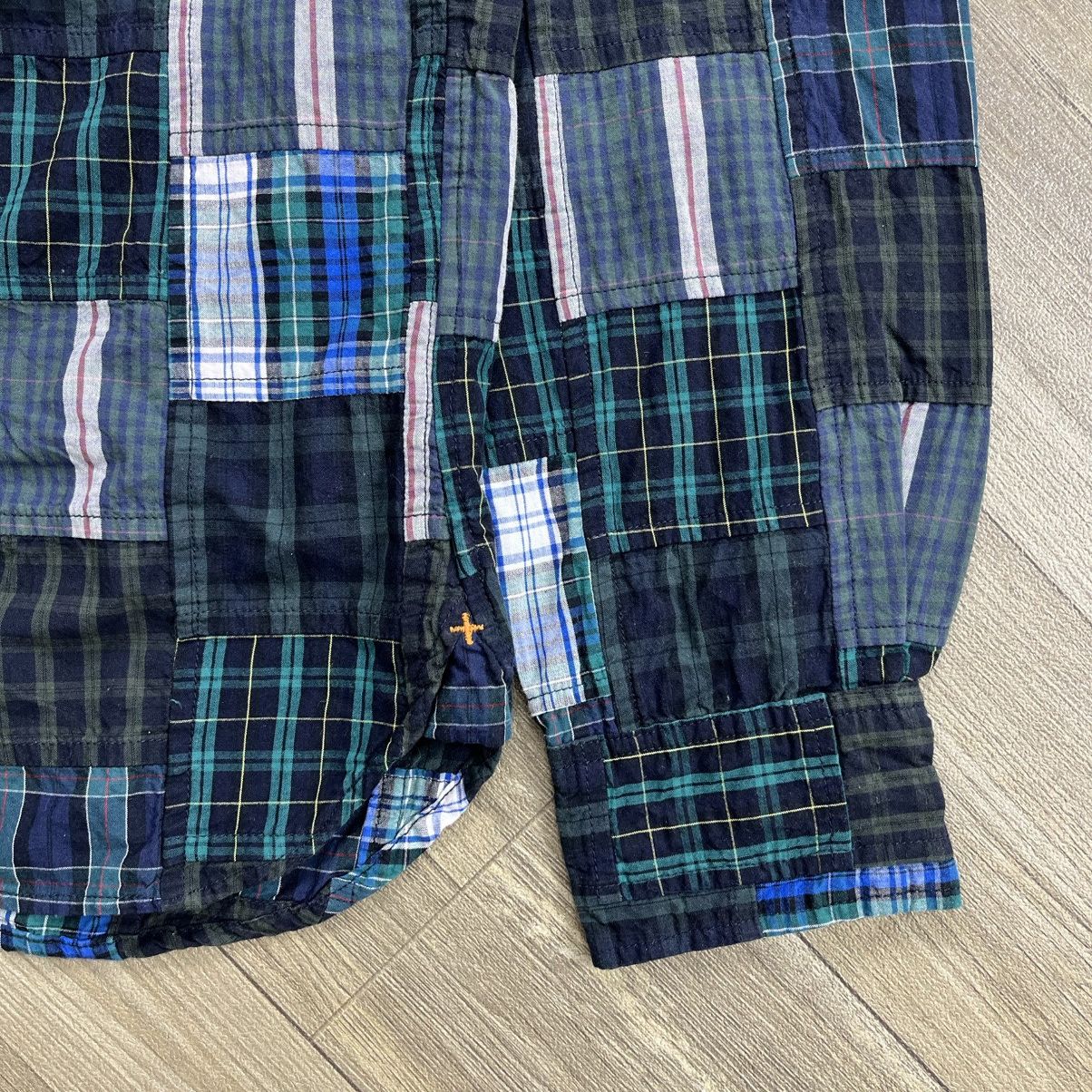 Beams Plus 2000s Beams Plus Japan Patchwork Plaid Western Shirt Size US M / EU 48-50 / 2 - 9 Thumbnail