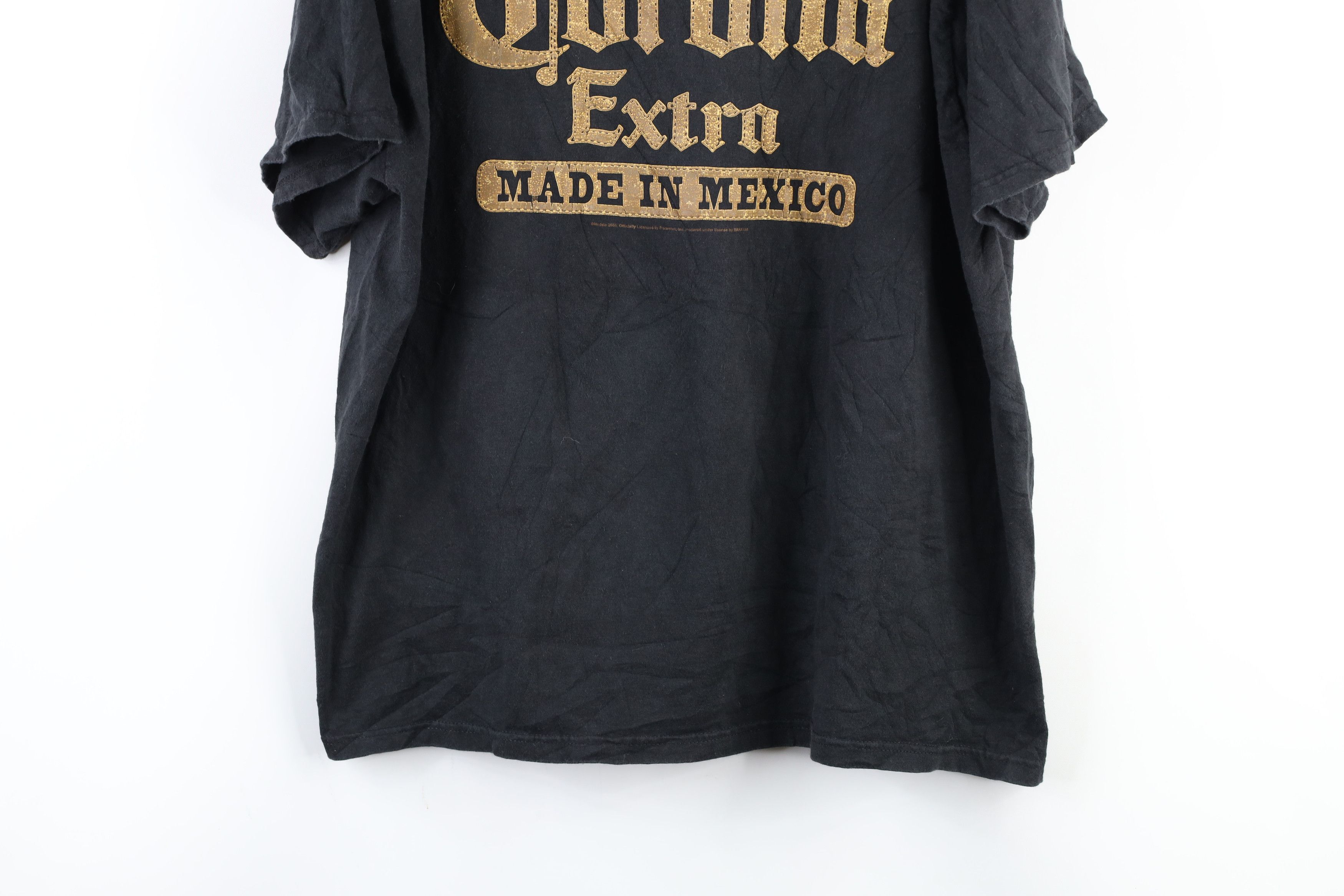 Vintage Vintage Y2K Out Corona Extra Beer T-Shirt Black Cotton Size US XXL / EU 58 / 5 - 3 Thumbnail