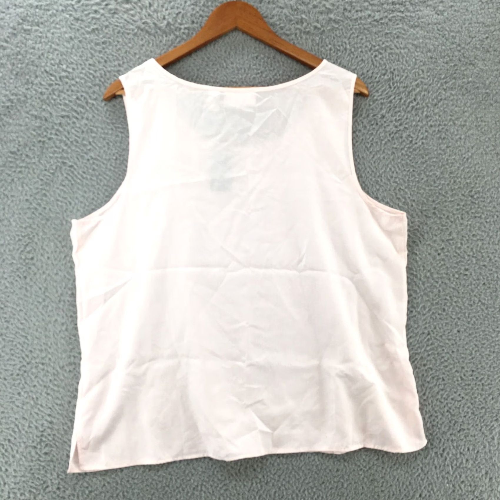 Vintage Chicos Tank Top Womens 3 Pink Round Neck Wide Strap Sleeveless Casual Pullover Size XS / US 0-2 / IT 36-38 - 6 Thumbnail