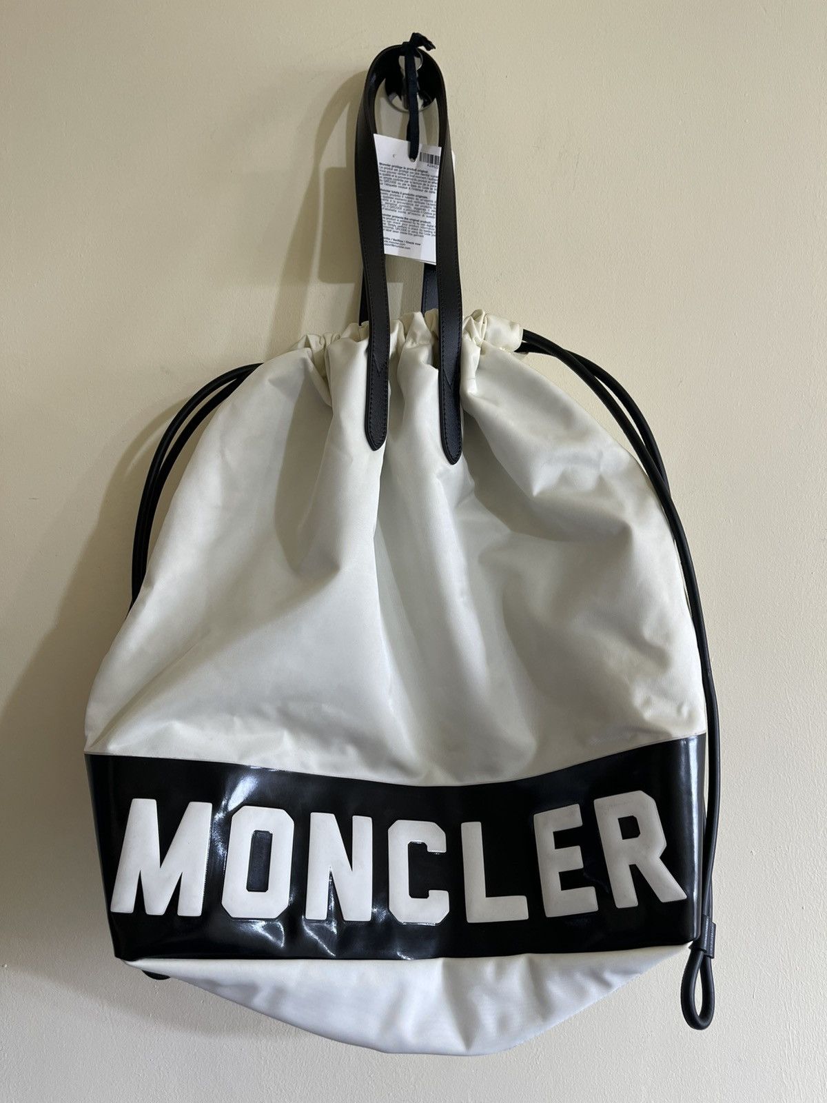 Moncler Moncler Flamenne Tote leather shopping bag embossed luxury Size ONE SIZE - 21 Thumbnail
