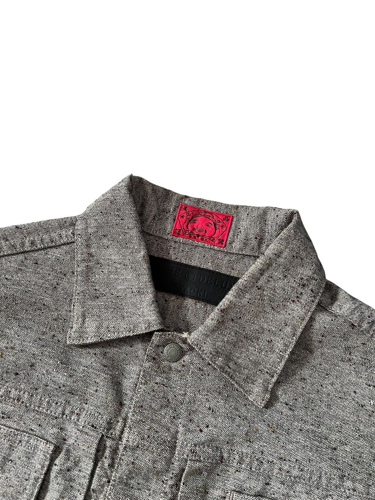 Evisu Vintage Evisu Yamane Deluxe Hayaoki Cropped Trucker Jacket Size US M / EU 48-50 / 2 - 4 Thumbnail