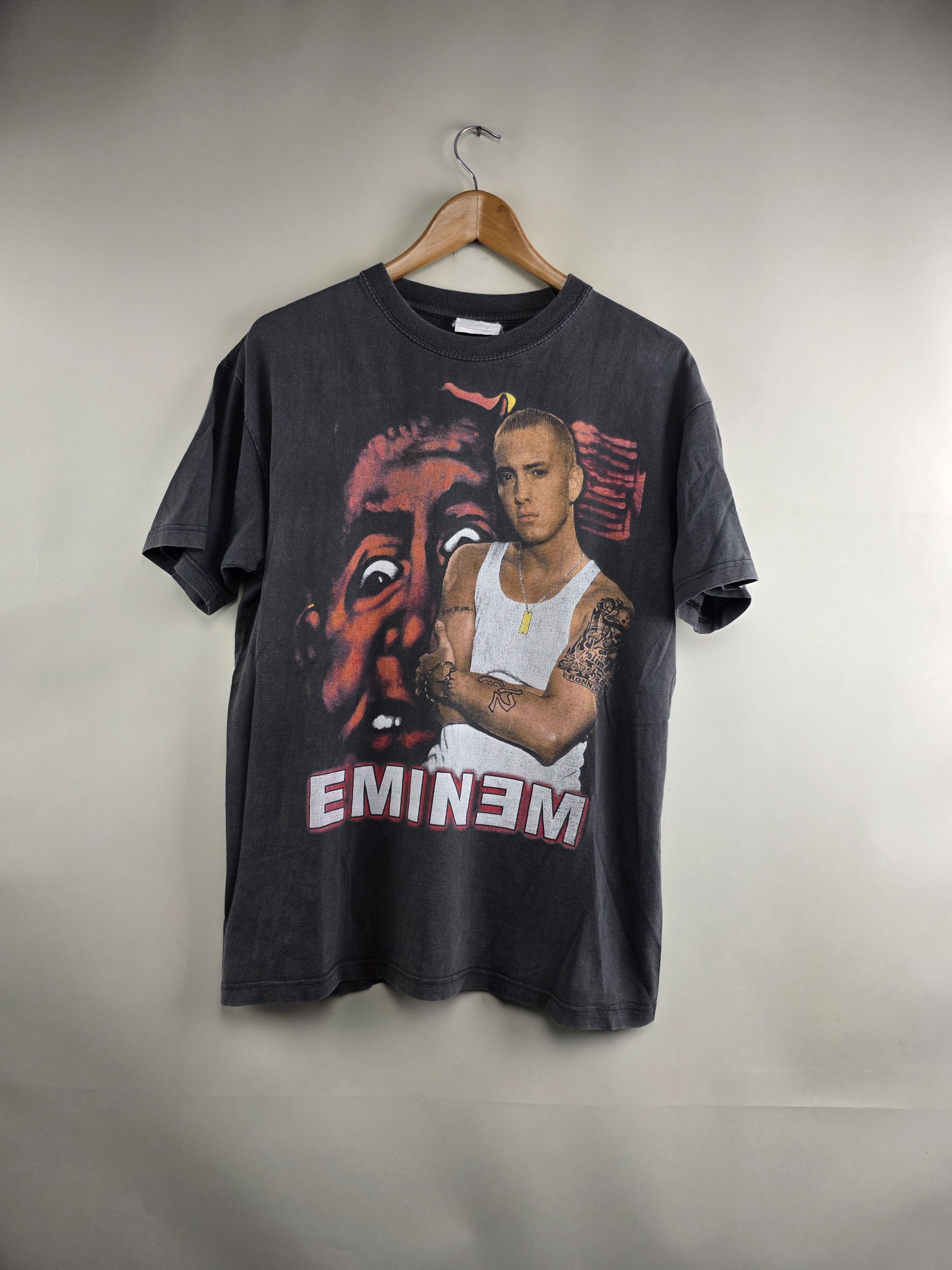 Band Tees × Rap Tees × Vintage 2000 Eminem Euro L 21.5" 27.5" Size US L / EU 52-54 / 3 - 8 Thumbnail