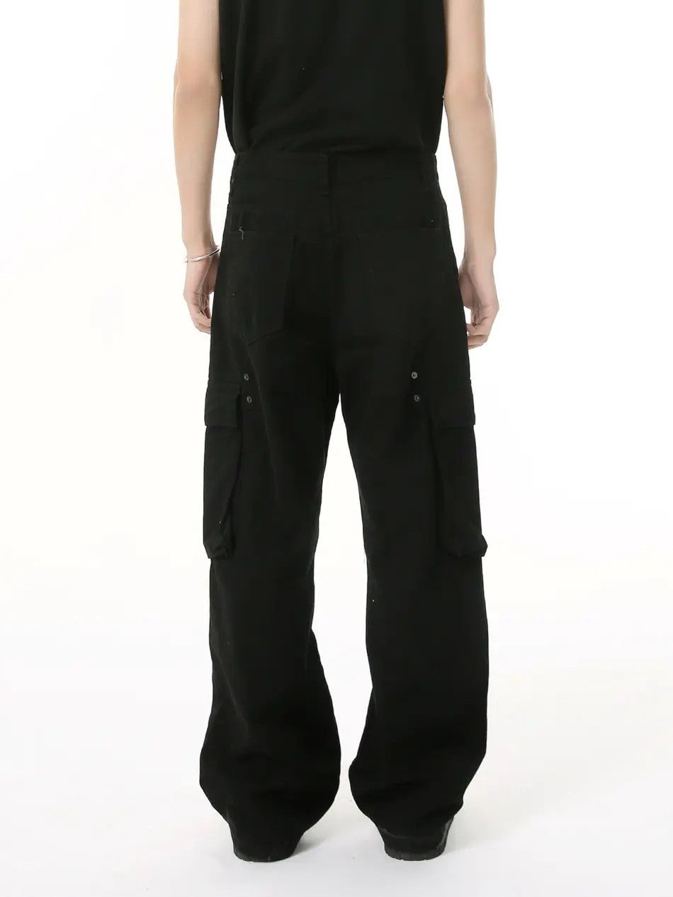 Japanese Brand Retro loose high street pocket jeans Size US 32 / EU 48 - 5 Thumbnail