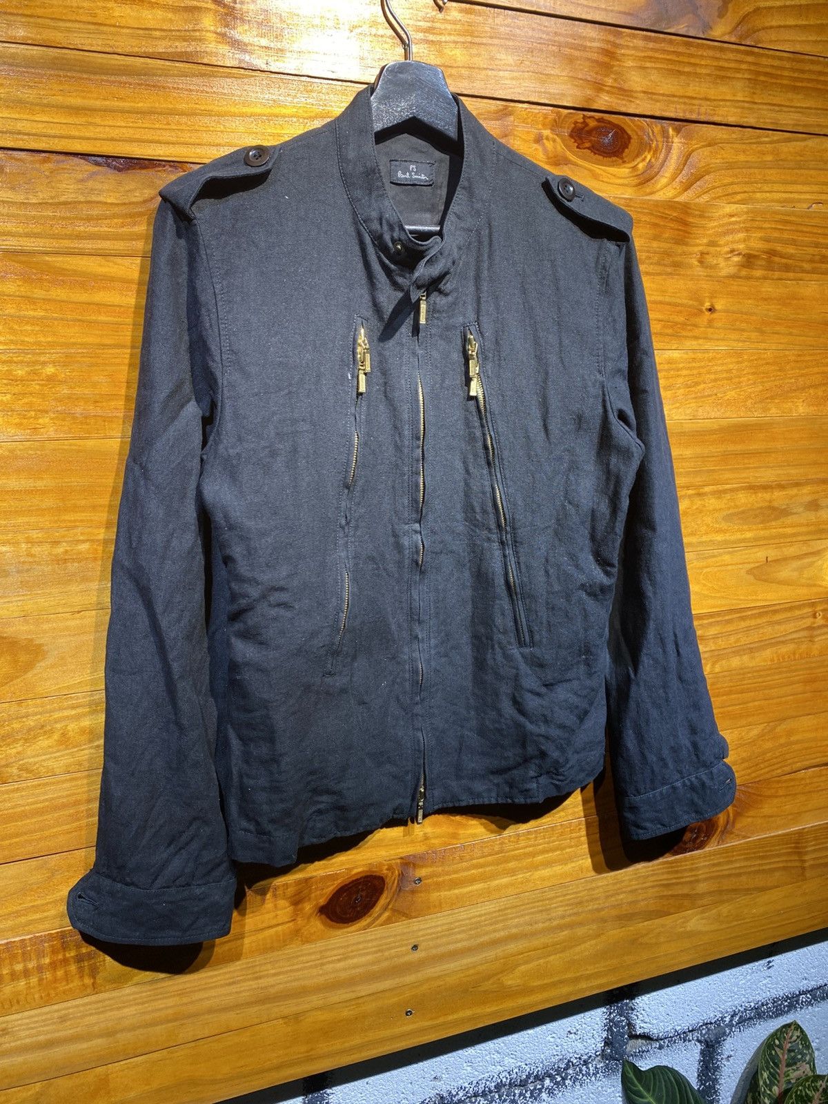 Paul Smith PS Paul Smith Black Military-Inspired Jacket – Men’s Vintage Size US S / EU 44-46 / 1 - 5 Thumbnail