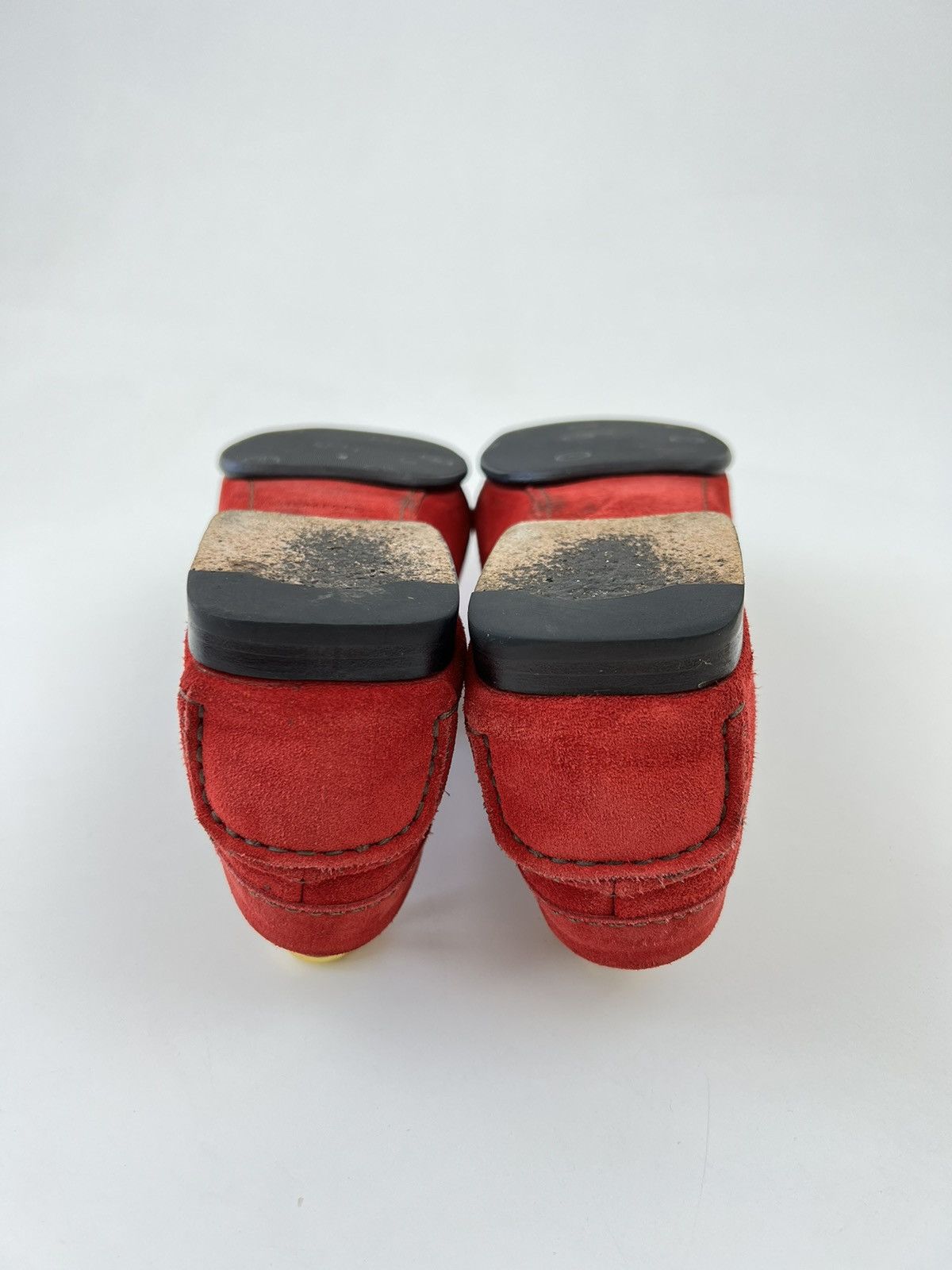 Tom Ford TOM FORD Loafers Suede Shoes Woven Strap Red Men’s Size US 8 / EU 41 - 13 Thumbnail
