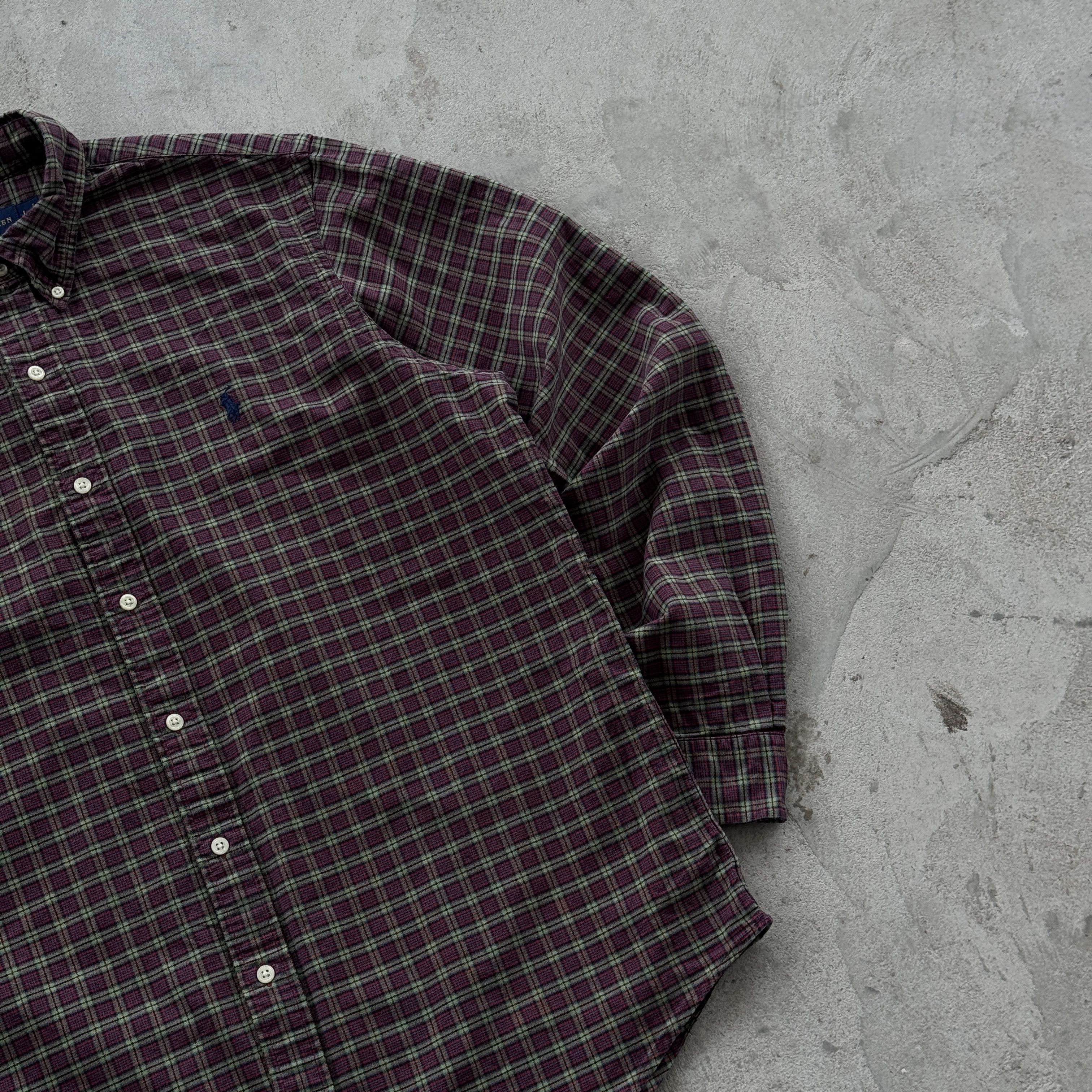 Polo Ralph Lauren Vintage 90s Polo Ralph Lauren Plaid Button Ups Shirt Y2K Size US L / EU 52-54 / 3 - 2 Thumbnail
