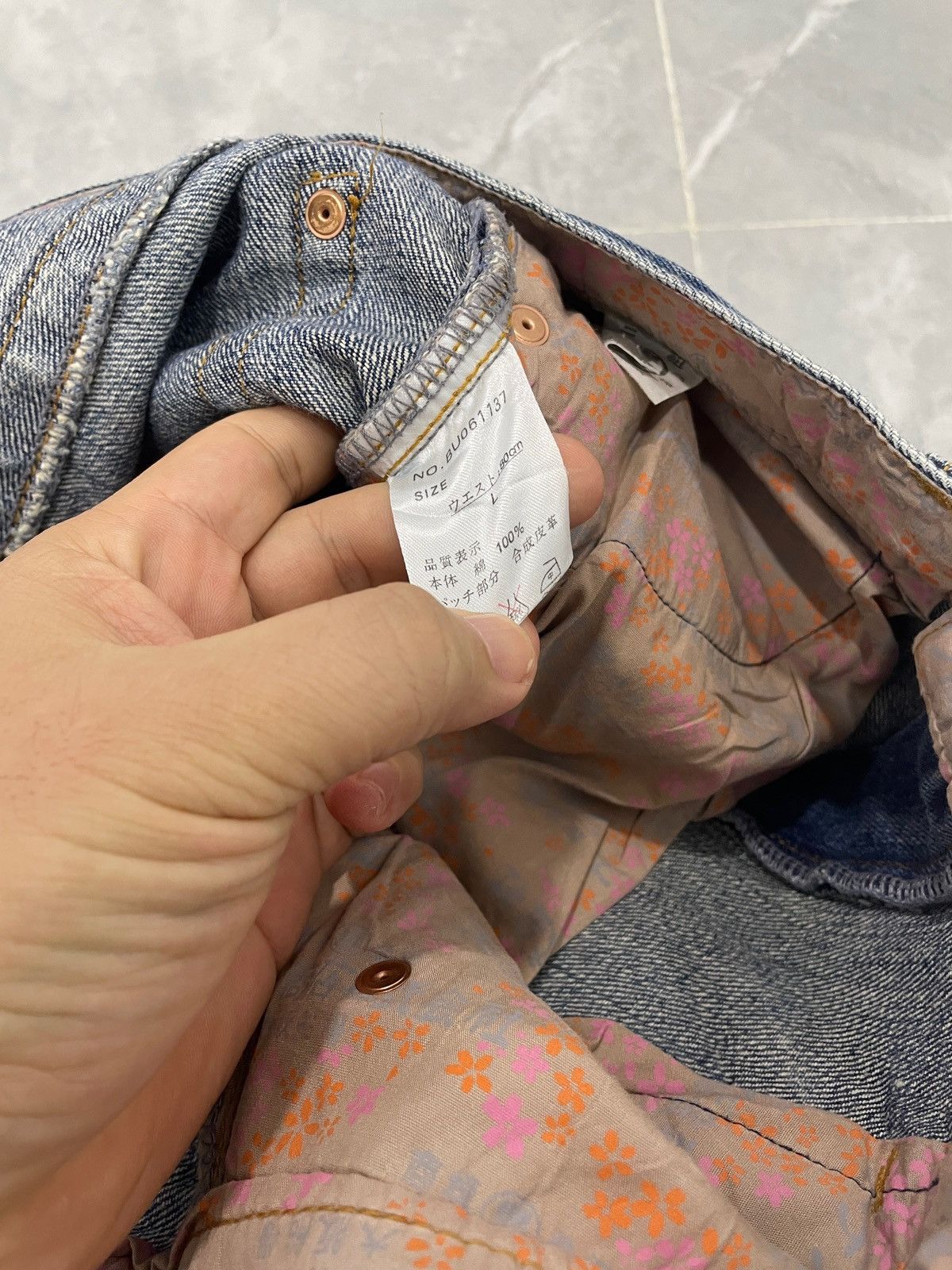 Japanese Brand BUDEN JAPANESE DENIM PANT KOI SUKAJAN STYLE Size US 35 - 10 Thumbnail