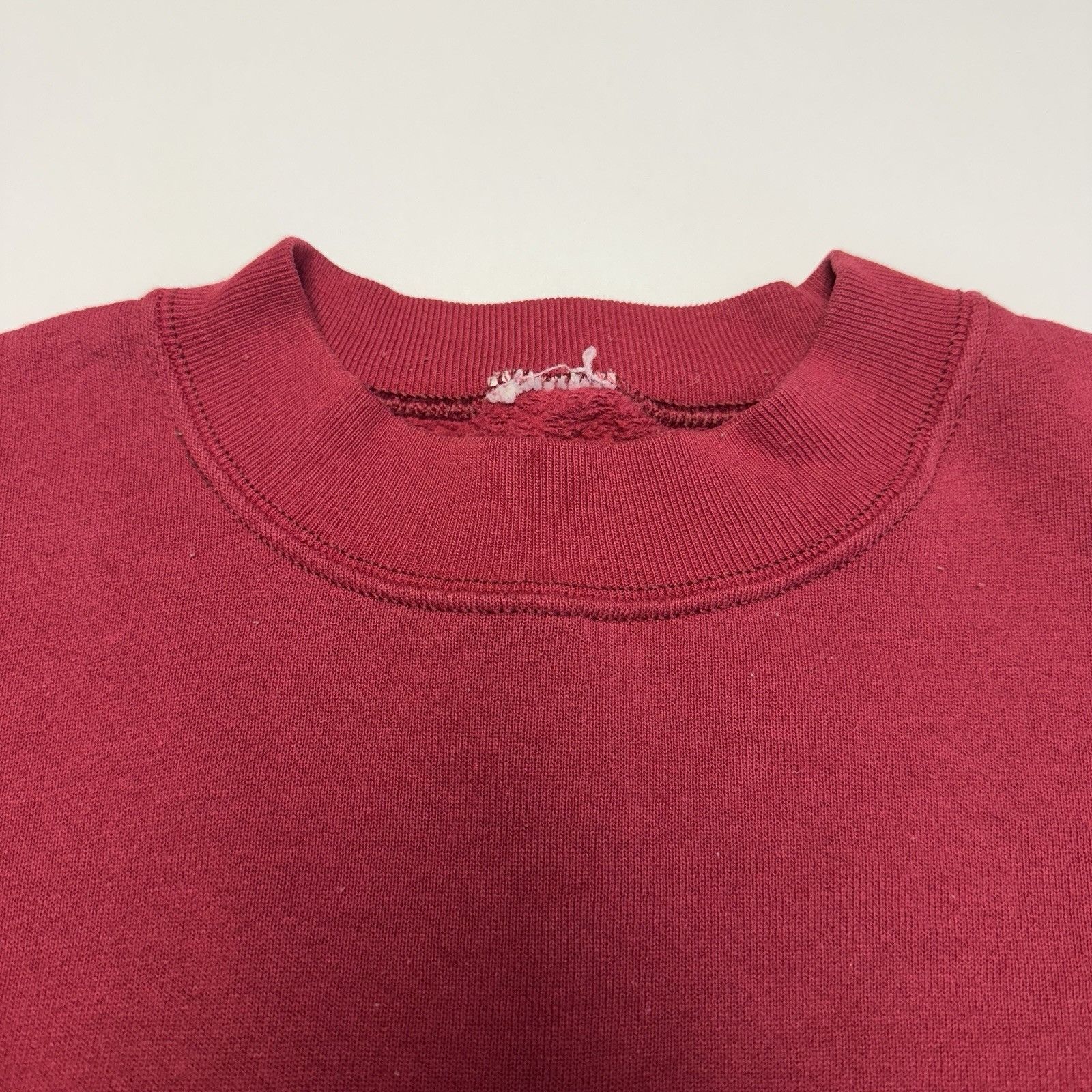 Disney × Vintage Vintage 90s Mickey Mouse Sweatshirt Mens Large Red Embroider Size US L / EU 52-54 / 3 - 4 Thumbnail