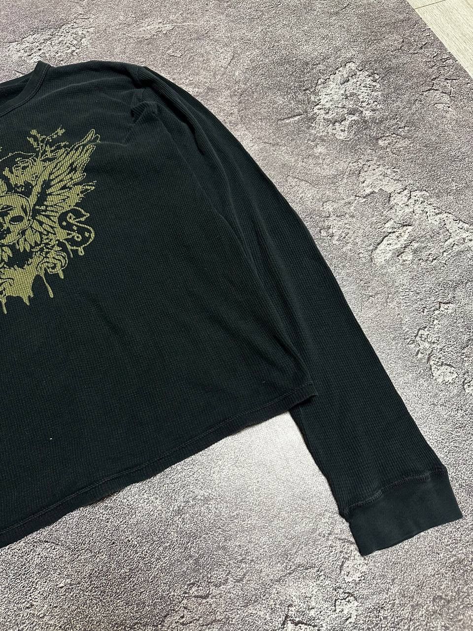 Affliction × Vintage Old Navy Skull Thermal Cyber Y2K Style Long Sleeve Size US M / EU 48-50 / 2 - 6 Thumbnail