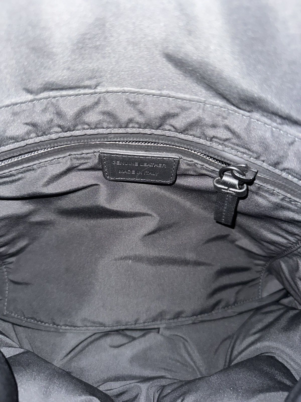 Maison Margiela Margiela backpack puffer string leather Size ONE SIZE - 3 Thumbnail