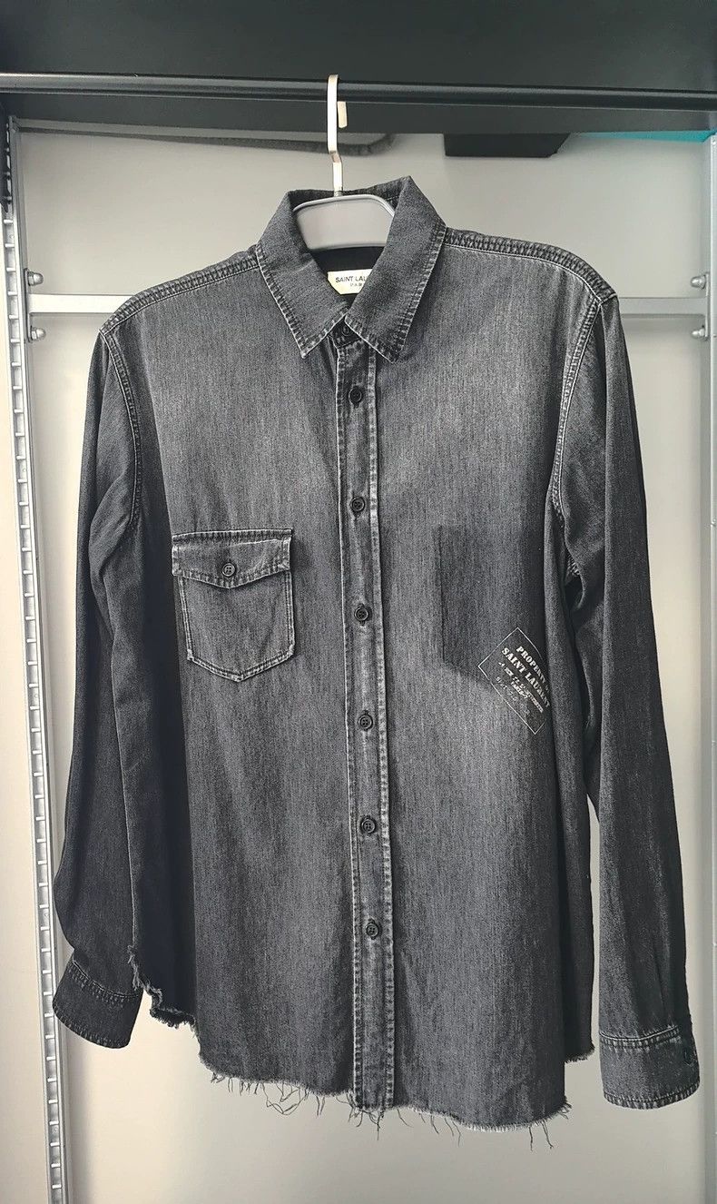 Saint Laurent Paris Saint Laurent ParisClassic denim shirt 2504-Nextarrow Size US L / EU 52-54 / 3 - 1 Thumbnail