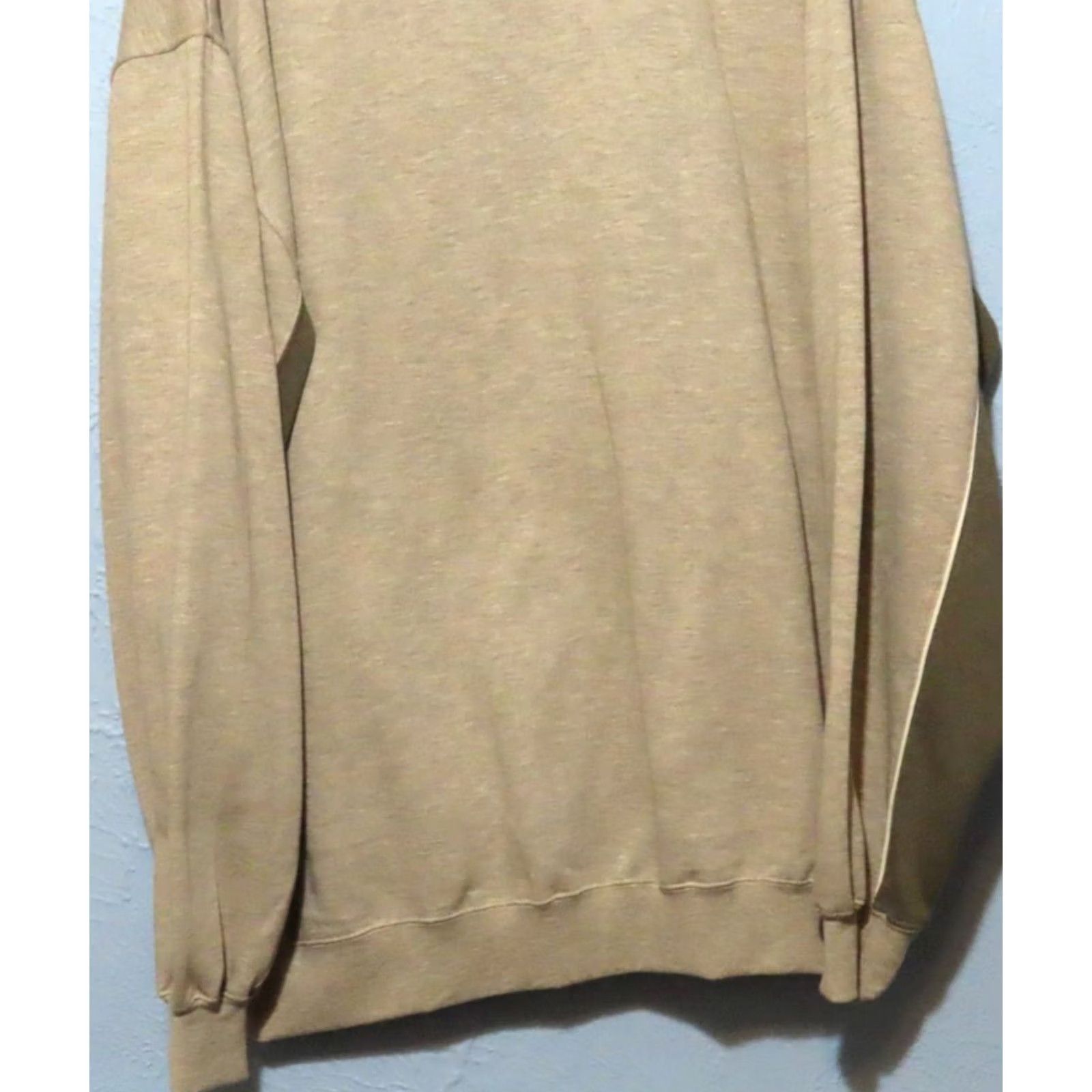 Vintage AZ Sport Men's XL Full Zip Jacket Collared Khaki Heather Zip Sweatshirt NWT Windbreaker Casual Size US XL / EU 56 / 4 - 8 Thumbnail