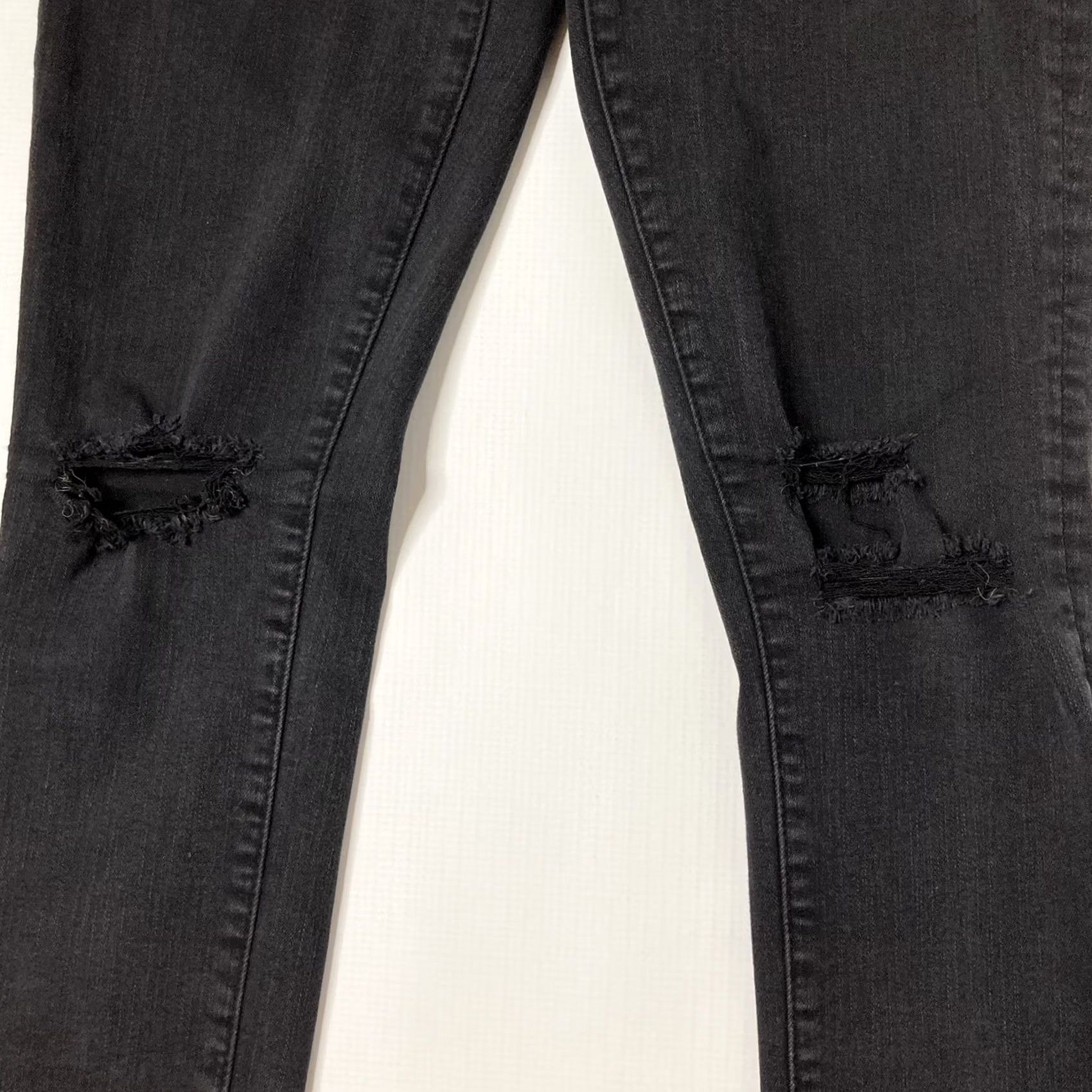 American Eagle Outfitters American Eagle Outfitters Jeans Womens Size 4 Regular Black Jegging Ripped Stretch Denim Size 27" / US 4 / IT 40 - 4 Thumbnail