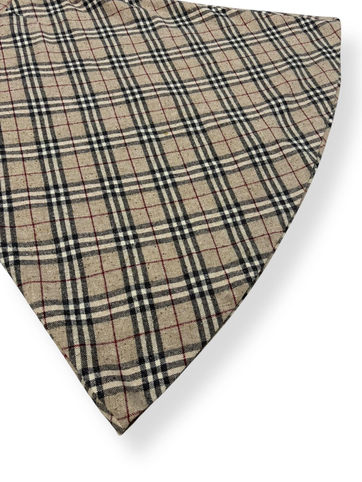 Burberry Vintage Burberry London Nova Check Wool Blend Midi Skirt Size 29" - 4 Thumbnail