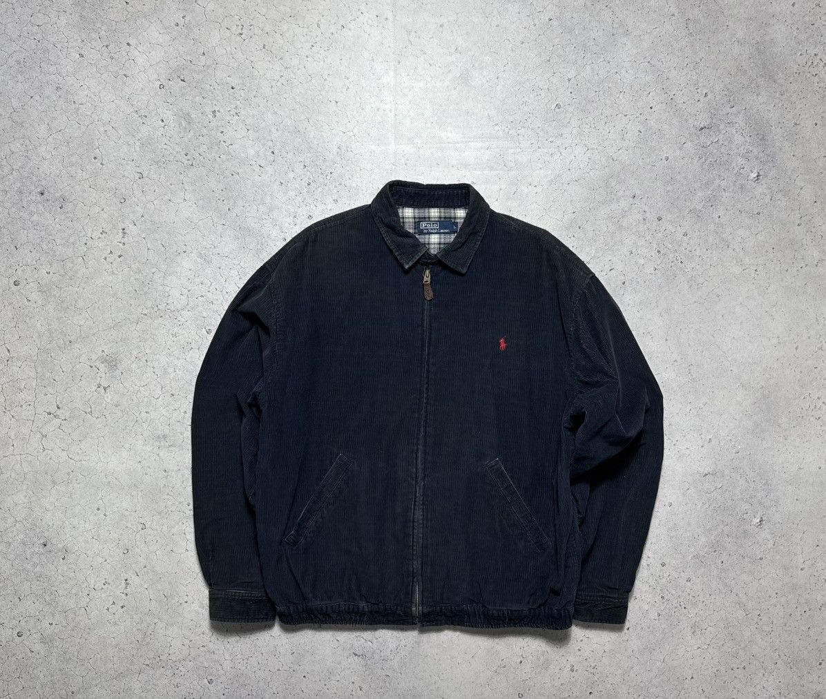 Polo Ralph Lauren Corduroy Velvet Bomber Jacket Size L