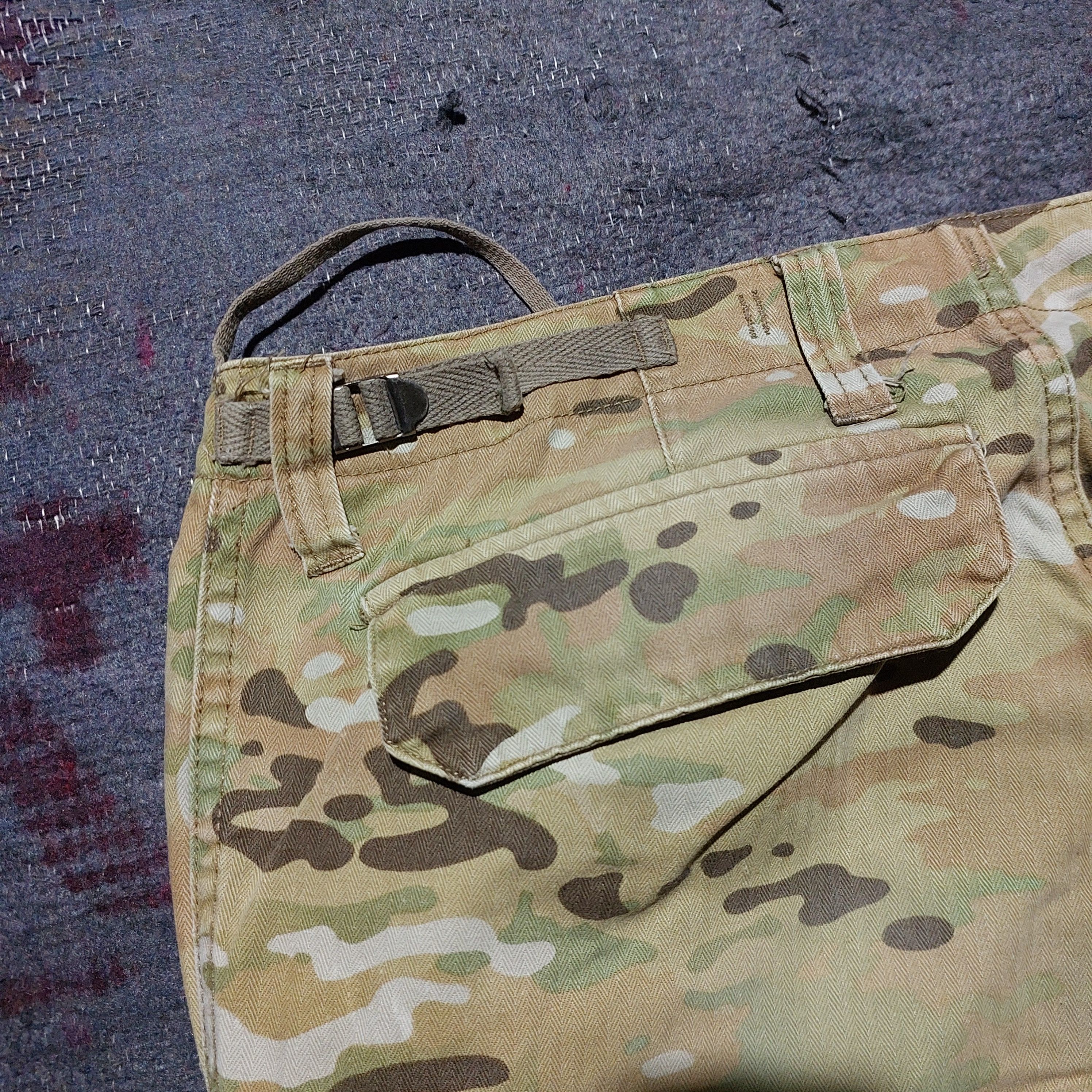 Buzz Rickson's Sophnet Camouflage Paint Splattered Cargo Pants Size US 32 / EU 48 - 5 Thumbnail