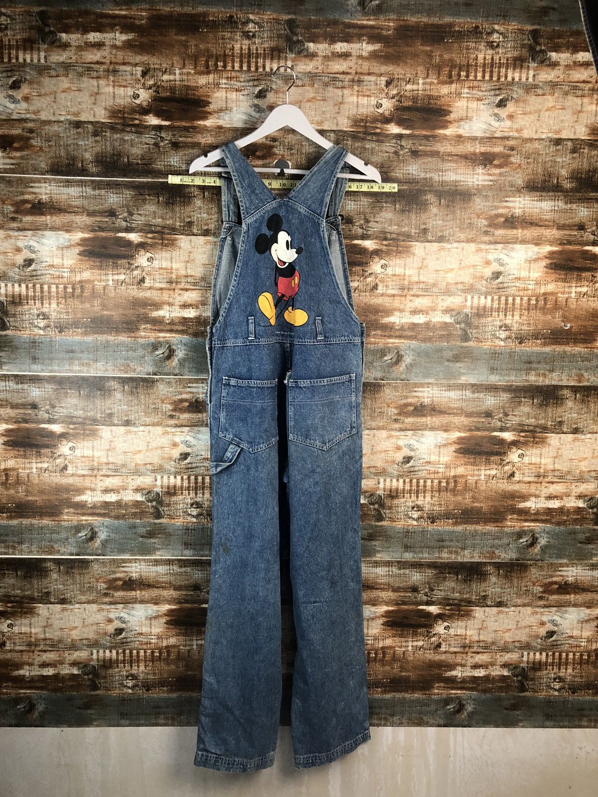 Mickey Mouse Poppins Mickey Mouse Overalls Denim #A2108 Size US 30 / EU 46 - 13 Thumbnail