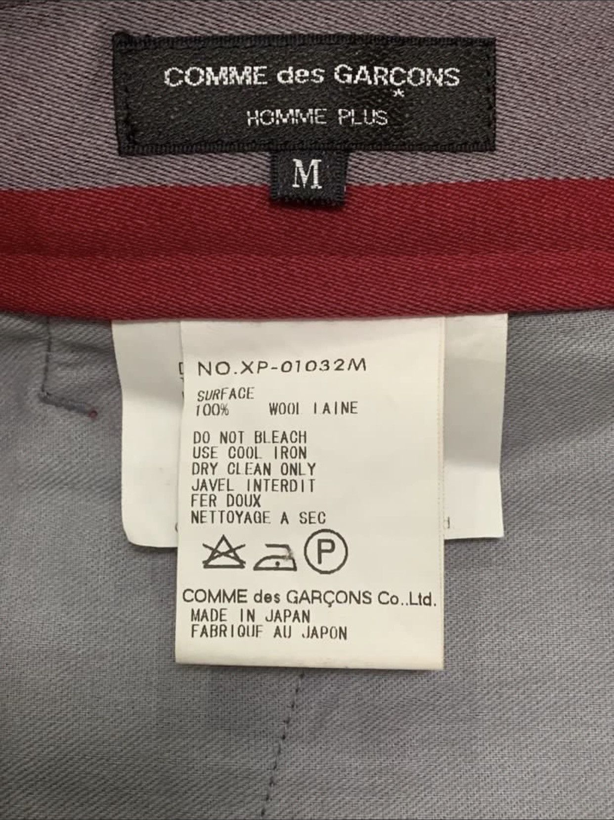Comme des Garcons Homme Plus COMME des GARÇONS HOMME PLUS AD2000 STRIPED TAPERED PANTS Size US 33 - 7 Thumbnail