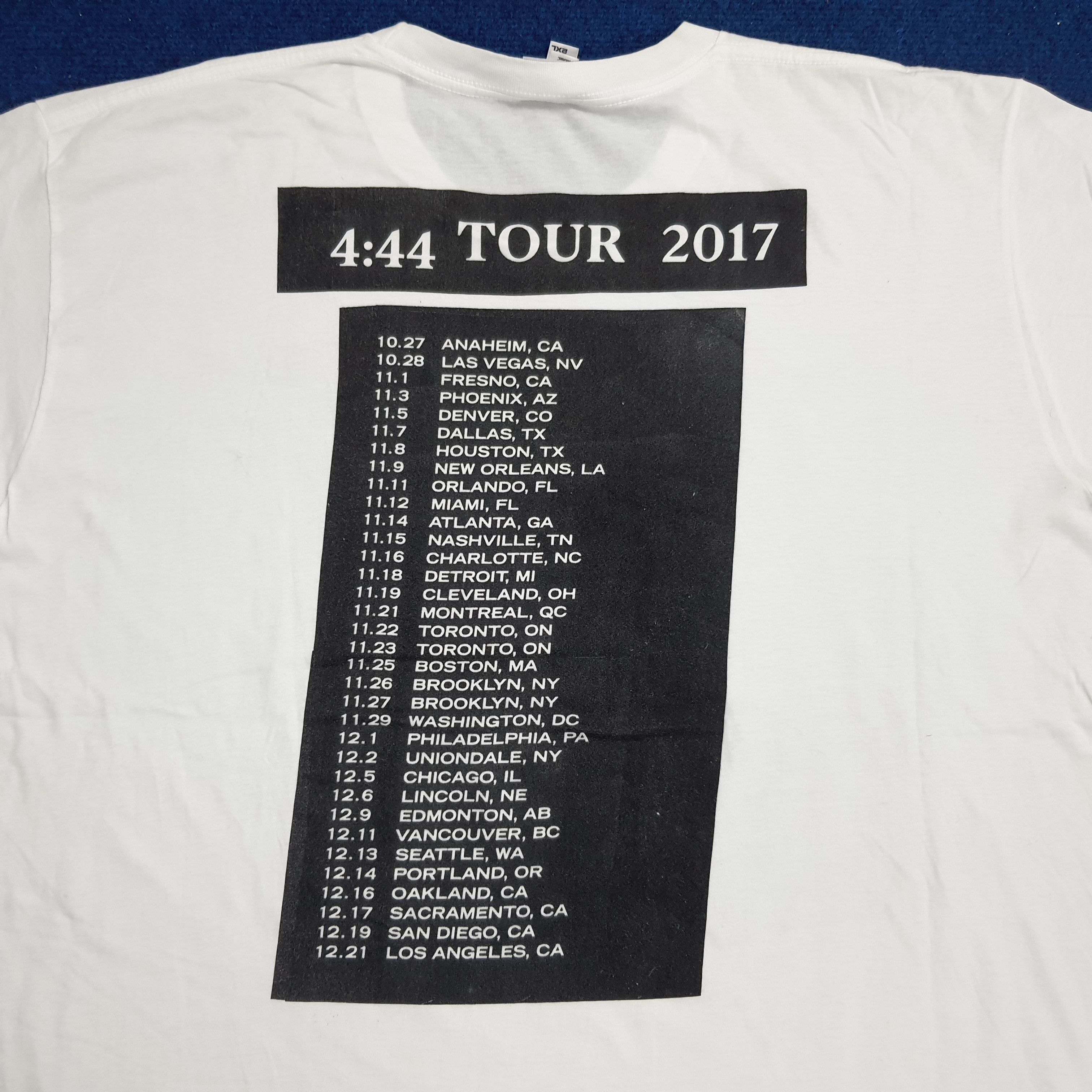 Band Tees JAYZ Rapper Tour Tshirt Size US XXL / EU 58 / 5 - 4 Thumbnail