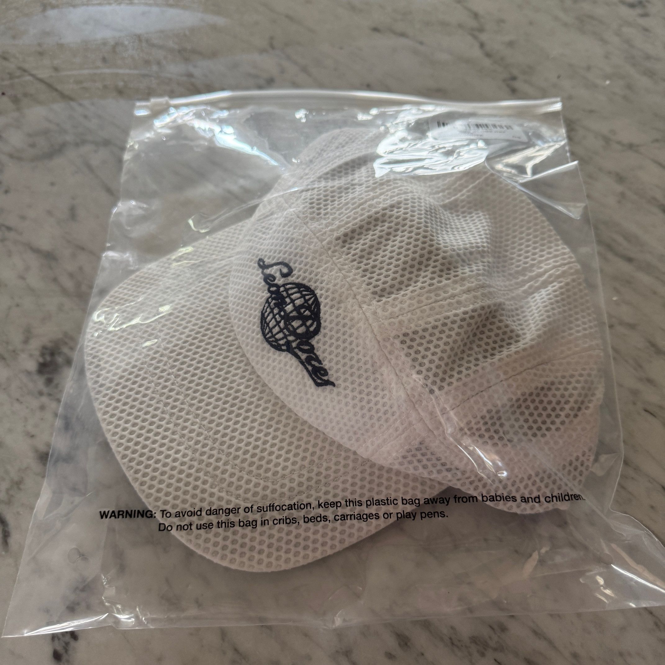 Aime Leon Dore Aime Leon Dore White Mesh Cycling Cap Size ONE SIZE - 2 Thumbnail