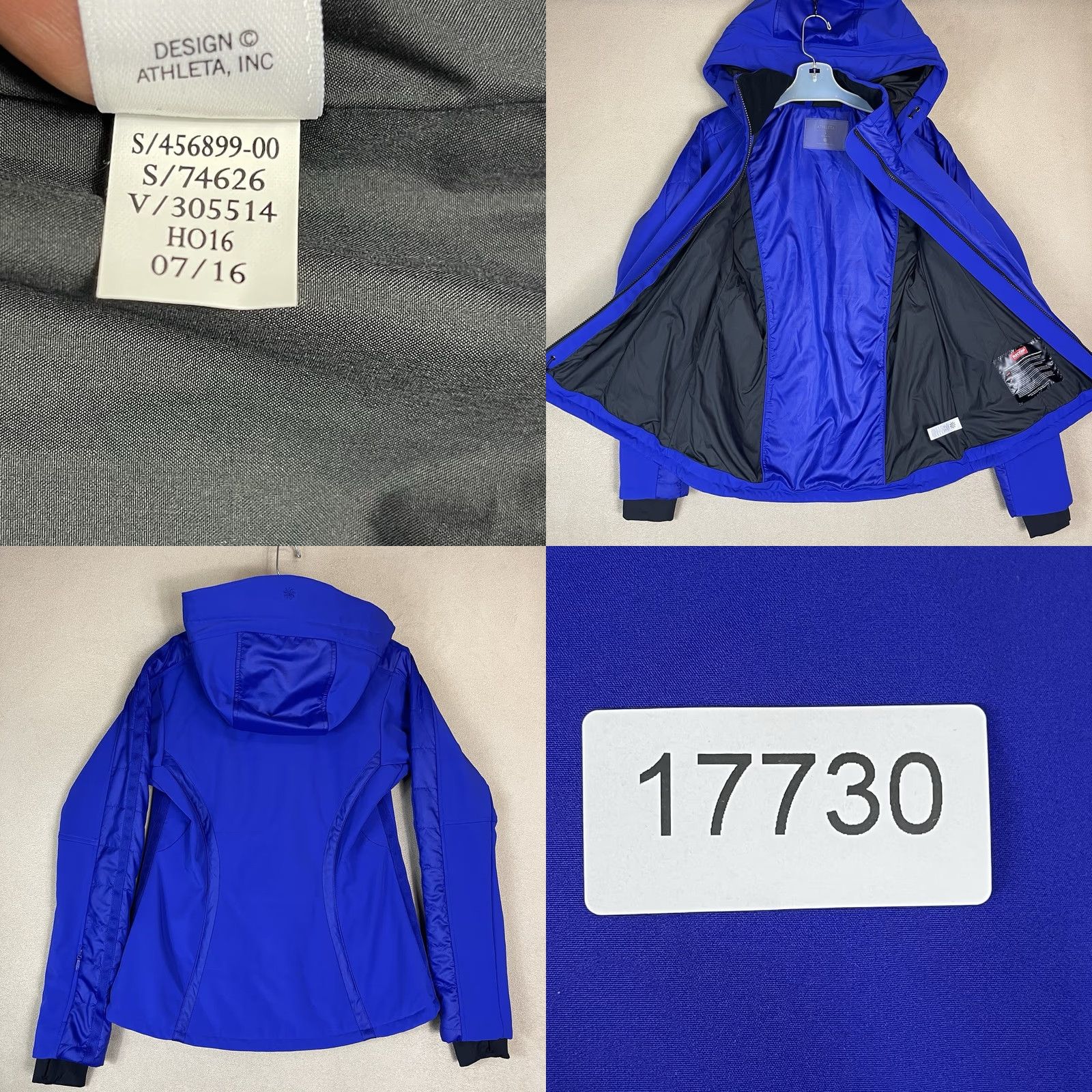 Athleta Athleta Jacket Womens S Blue Ravenswood Ski Full Zip Hooded Lined Insulated Size S / US 4 / IT 40 - 9 Thumbnail