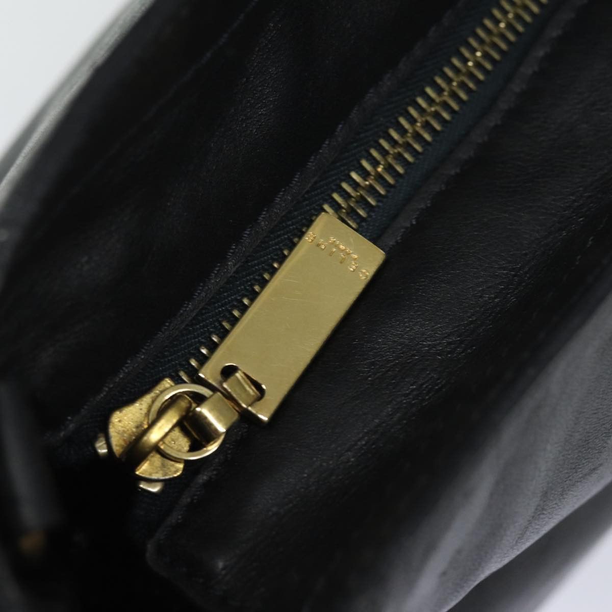 Celine CELINE Hand Bag Leather Black Size ONE SIZE - 10 Thumbnail