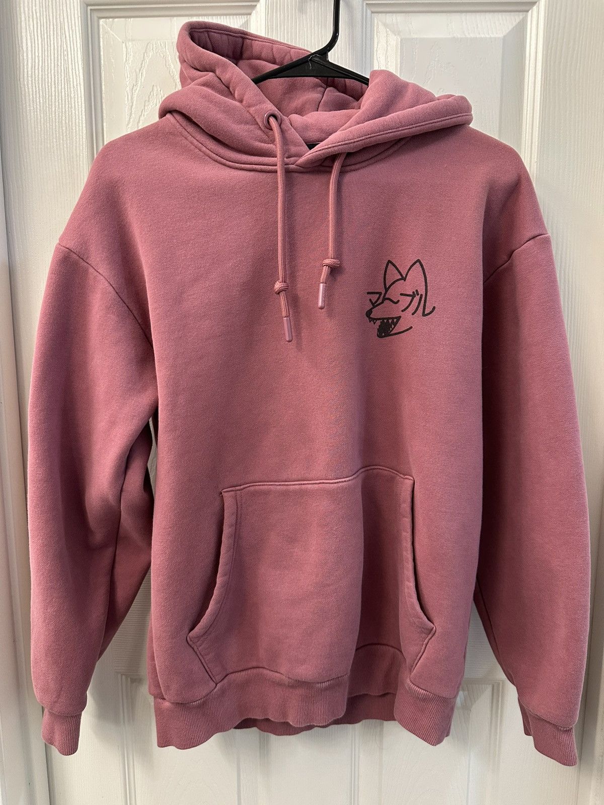 Marblesoda Wolf - Wine Hooded Sweatshirt (Black Reflective) Size US S / EU 44-46 / 1 - 1 Thumbnail