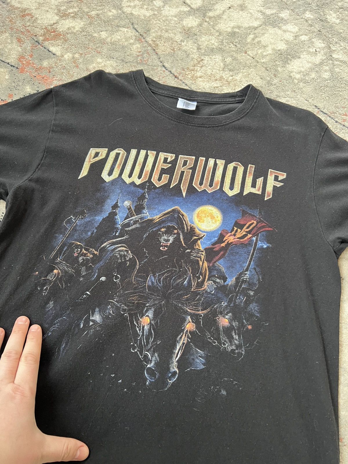 Band Tees PowelWolf 2015 Rock Metal Tee Size US M / EU 48-50 / 2 - 2 Thumbnail