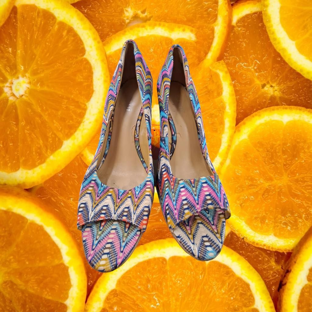 Nine West Nine West Colorful Wedge High Heels Size 8 Size ONE SIZE - 2 Thumbnail