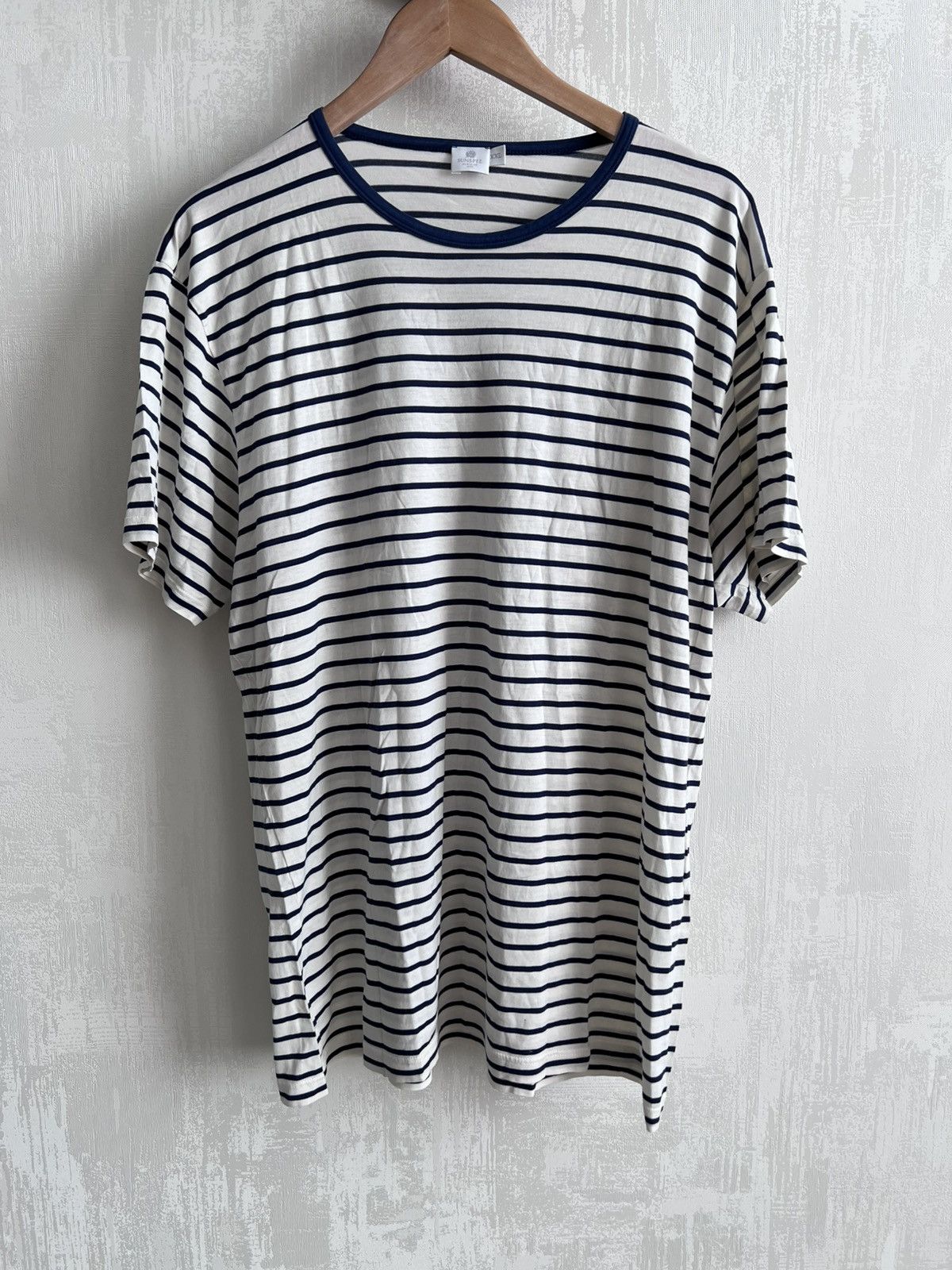 Sunspel Sunspel Stripped Tee Size US XXL / EU 58 / 5 - 1 Thumbnail