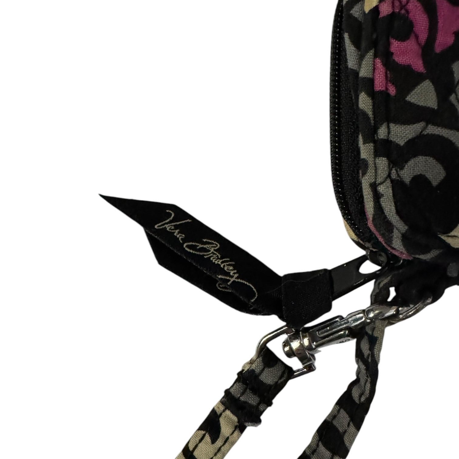 Vera Bradley Vera Bradley Wristlet Wallet Pink Gray White with ID Window Size ONE SIZE - 2 Thumbnail