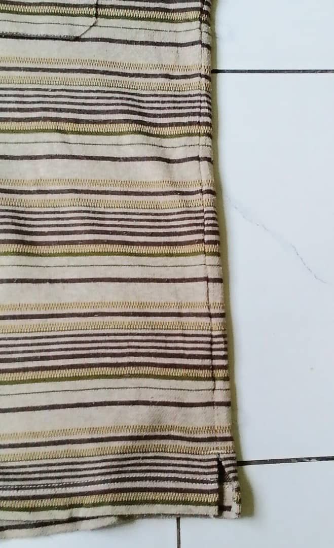 Japanese Brand Vintage Kansai O2 Knit Sweatshirt stripe line polo Size US L / EU 52-54 / 3 - 5 Thumbnail