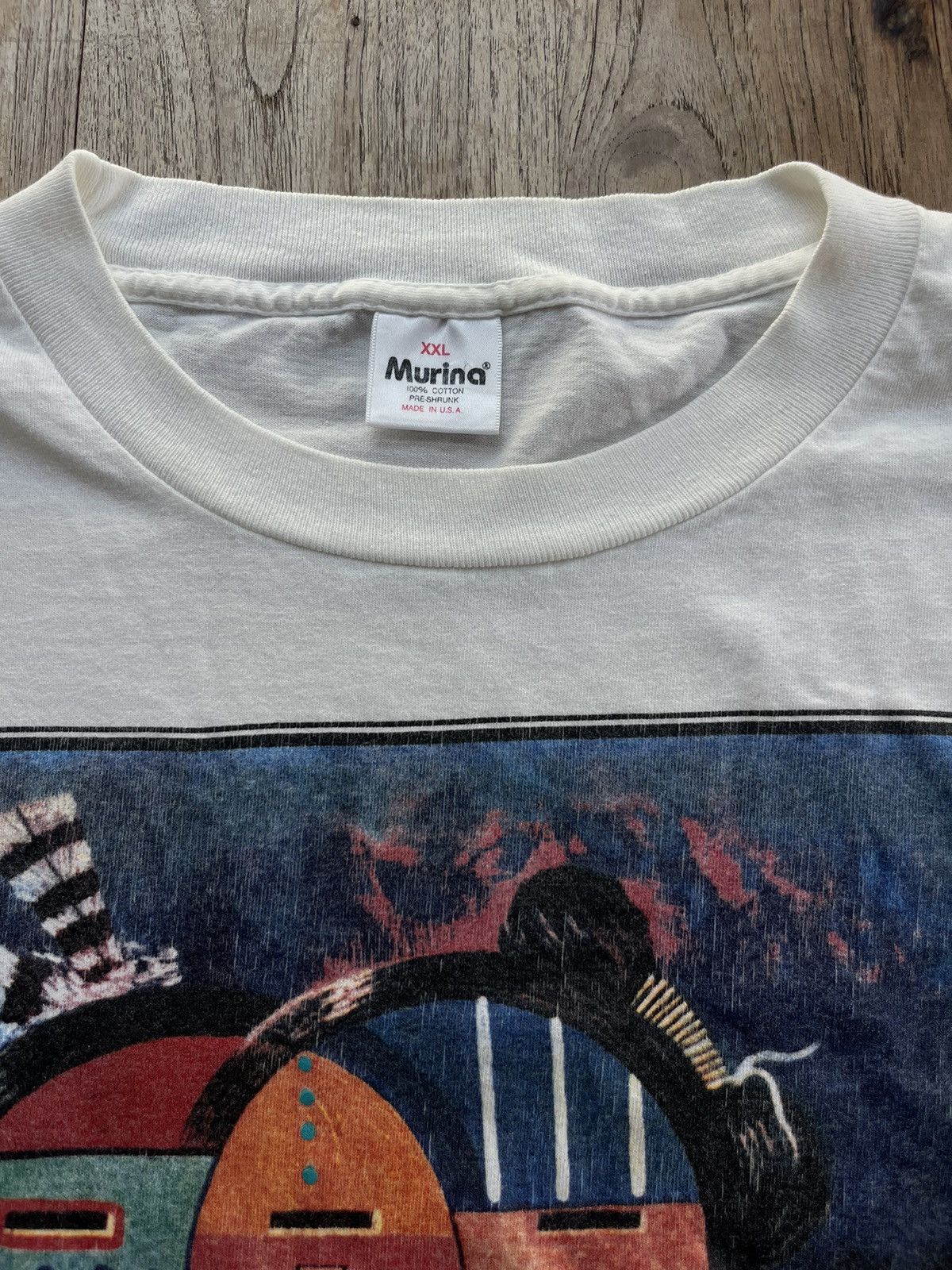 Vintage Vintage DINE NAVAJO TEA 1992’s Plablo Picasso Art Tshirt Size US XXL / EU 58 / 5 - 4 Thumbnail
