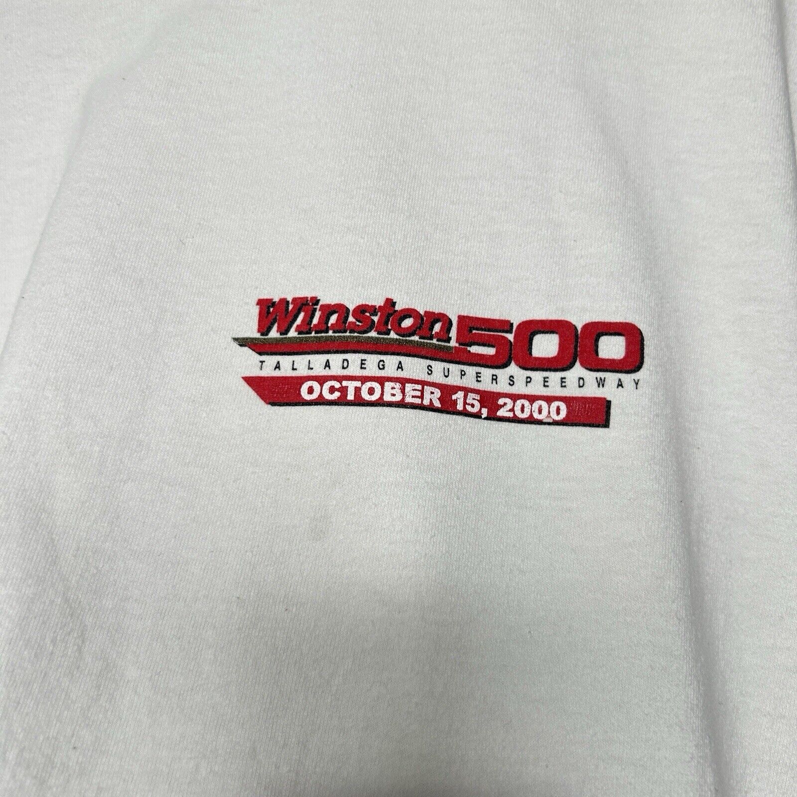Vintage Vintage Y2K October 2000 Winston 500 Talladega Nascar Tee Size US XL / EU 56 / 4 - 3 Thumbnail