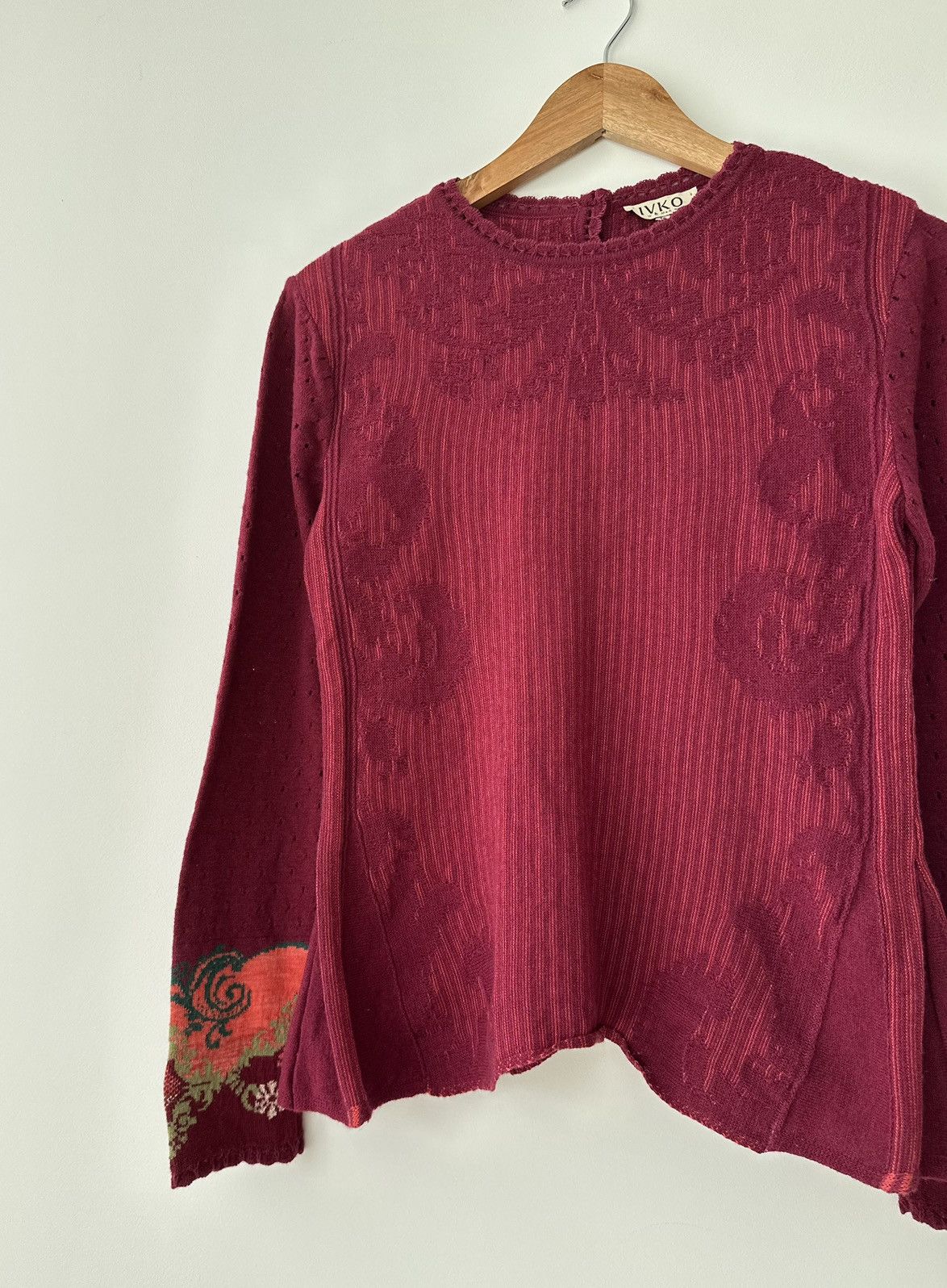 Other IVKO Women's Sweater Jumper 80% Wool 20% Linen Size 36 Size XS / US 0-2 / IT 36-38 - 4 Thumbnail
