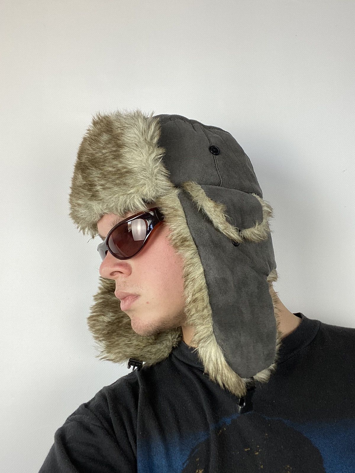 Hysteric Glamour × Japanese Brand Y2K American Vintage Fuzzy Hat Mohair Ushanka Beauty Beast Size ONE SIZE - 1 Thumbnail