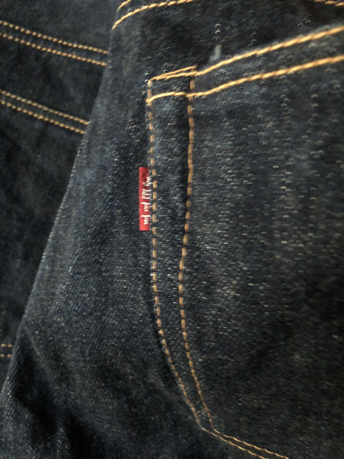 Samurai Jeans NOS Lot RB587XX JeTexas Indigo Denim Samurai Flare Baggy Size US 29 - 8 Thumbnail