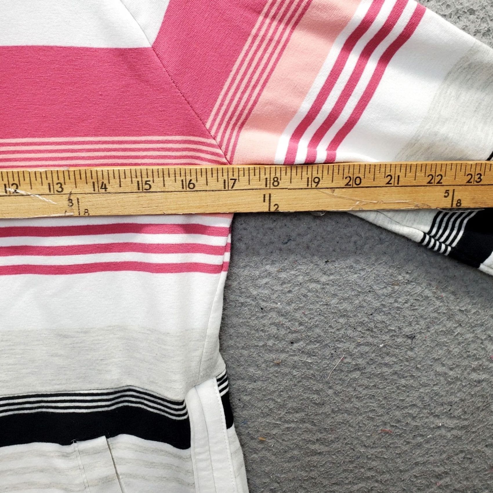 Talbots Talbots Sweater Womens Small Multi Striped Waffle Knit Funnel Neck Pullover Size S / US 4 / IT 40 - 4 Thumbnail