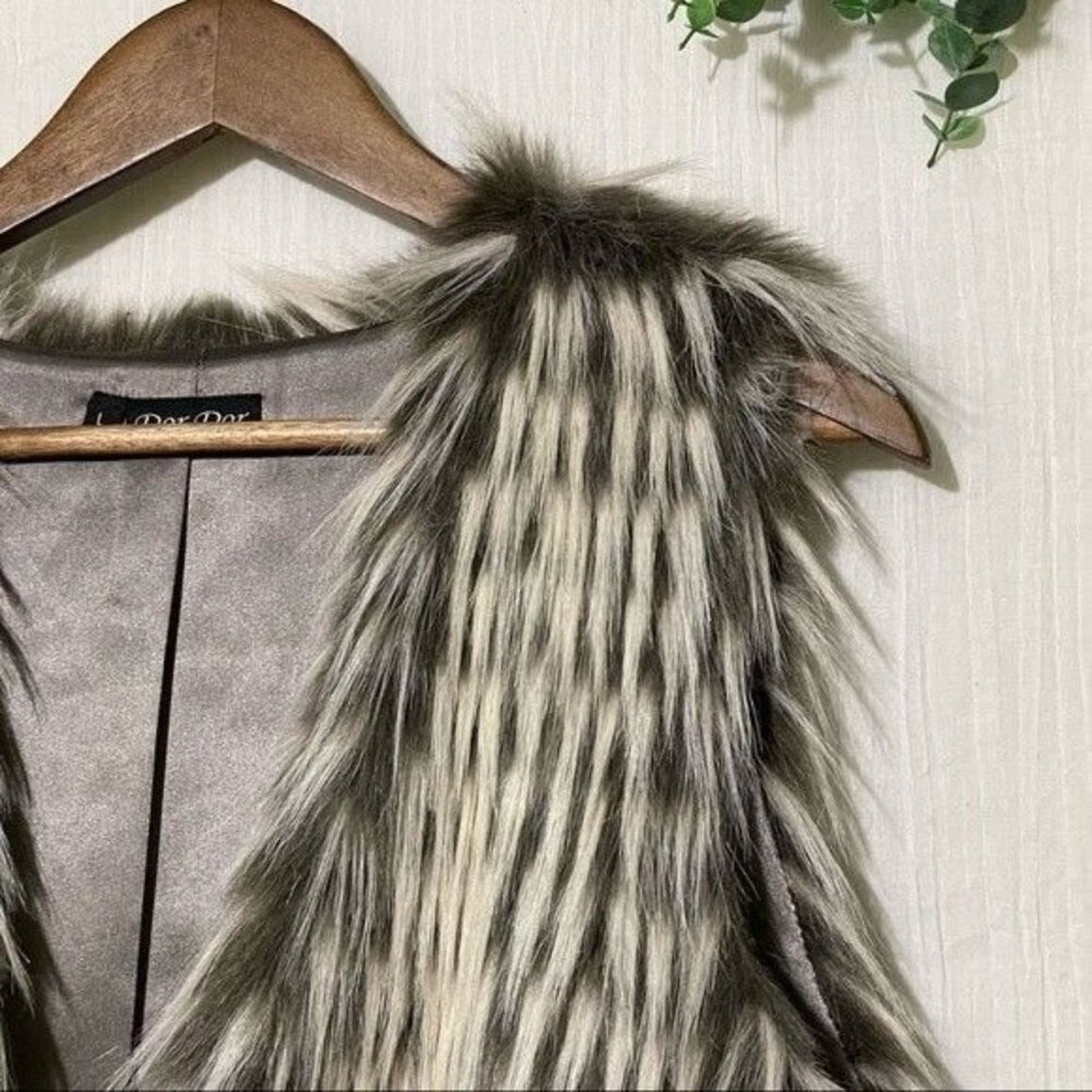 Anthropologie Anthropologie Dor Dor Couture Faux Fur Vest Large Size L / US 10 / IT 46 - 4 Thumbnail
