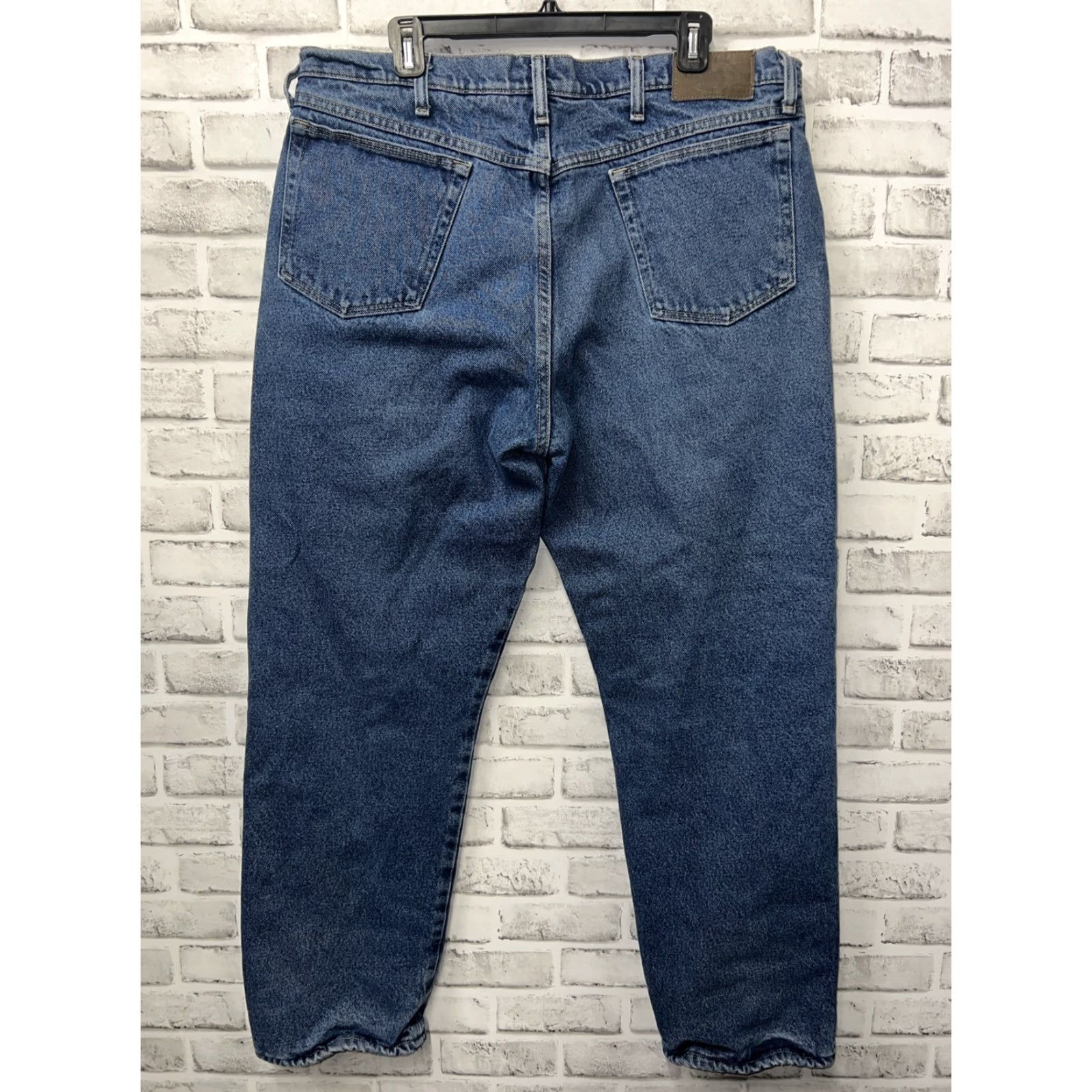 Vintage Cabela's Jeans Mens Size 38x32 Fleece Lined Straight Blue Outdoor Gear Men Size US 38 / EU 54 - 4 Thumbnail