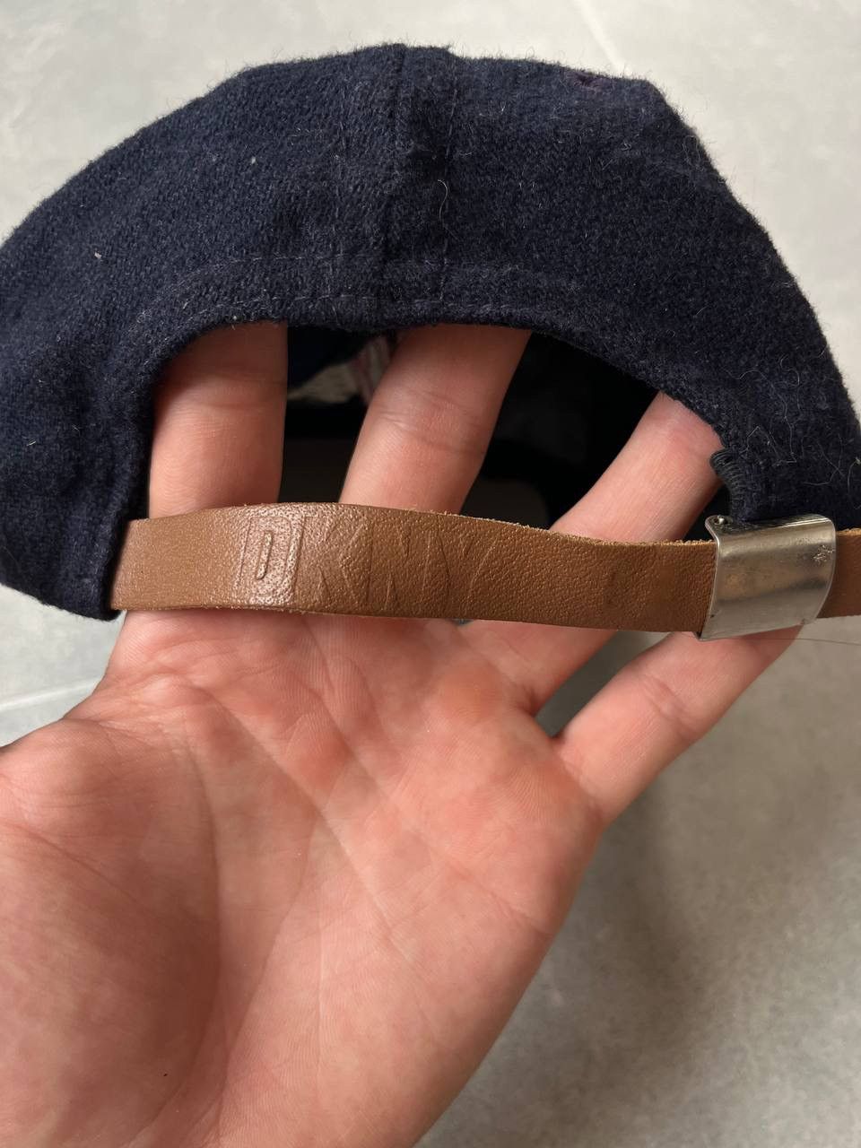 DKNY Vintage Donna Karan DKNY Wool Logo Cap Size ONE SIZE - 3 Thumbnail