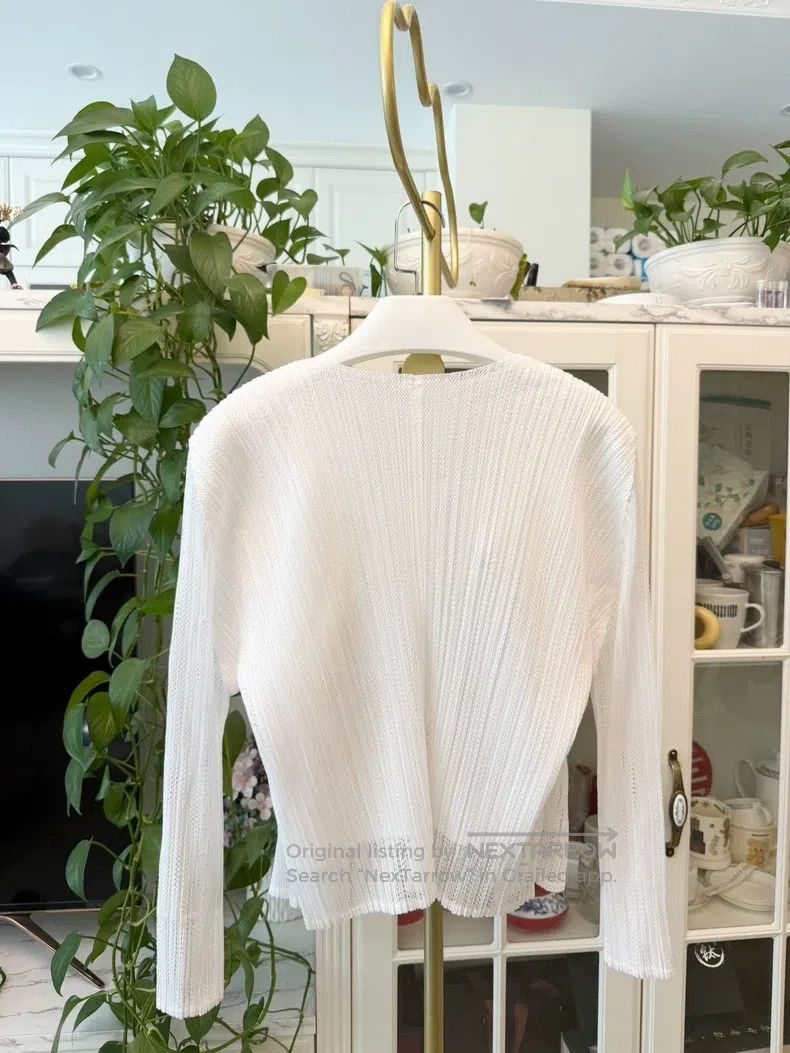 Issey Miyake Issey Miyake Flower Blooming Short Sleeve Top Size L / US 10 / IT 46 - 5 Thumbnail