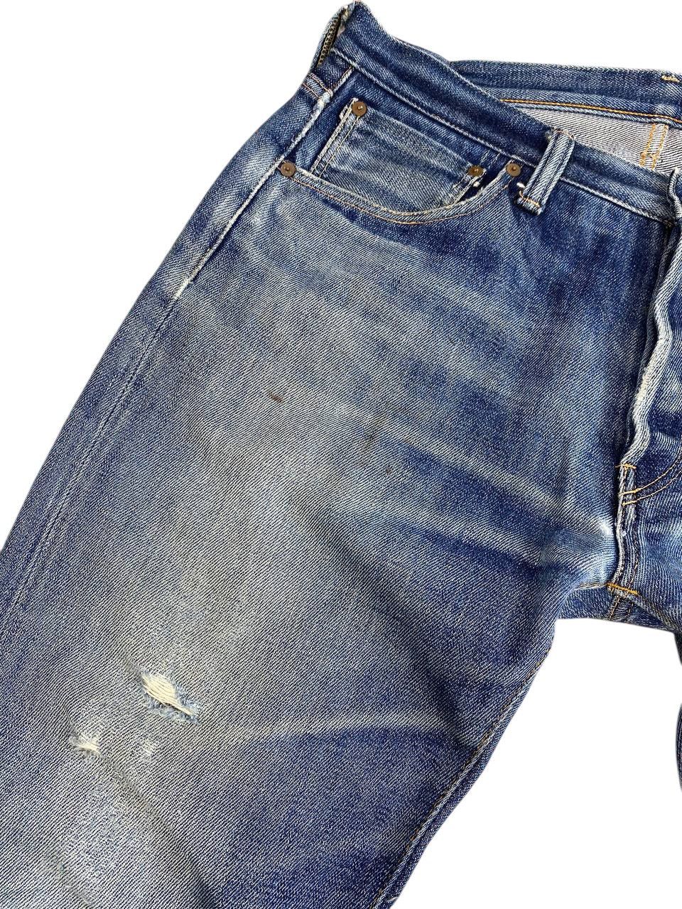 Samurai Jeans Samurai S510XX 19oz Regular Straight Thrashed Selvedge Denim Size US 36 / EU 52 - 4 Thumbnail