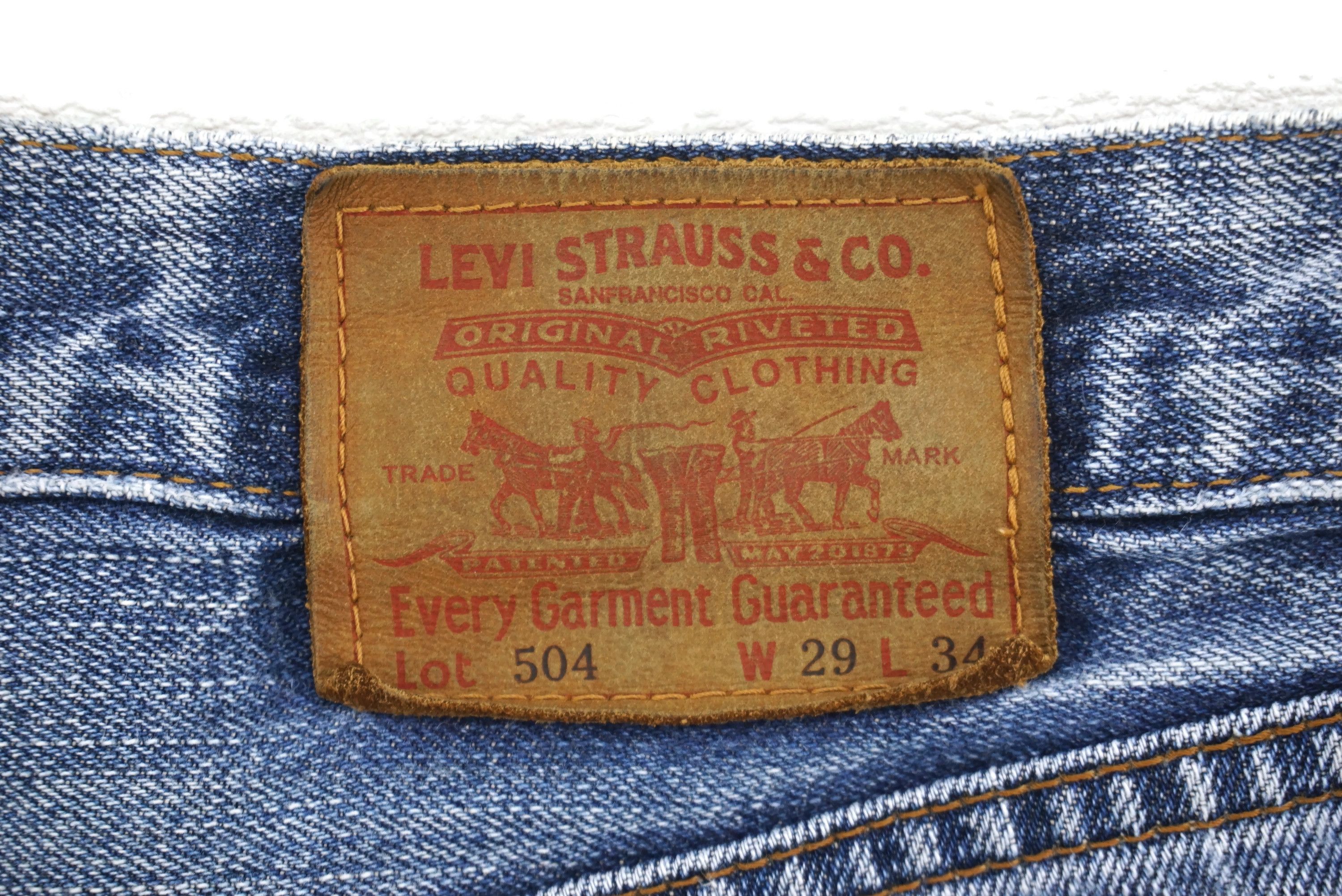 Levi's Vintage Levi's 504-03 Jeans W29xL34 Straight-Leg Denim Japan Size US 29 - 11 Thumbnail