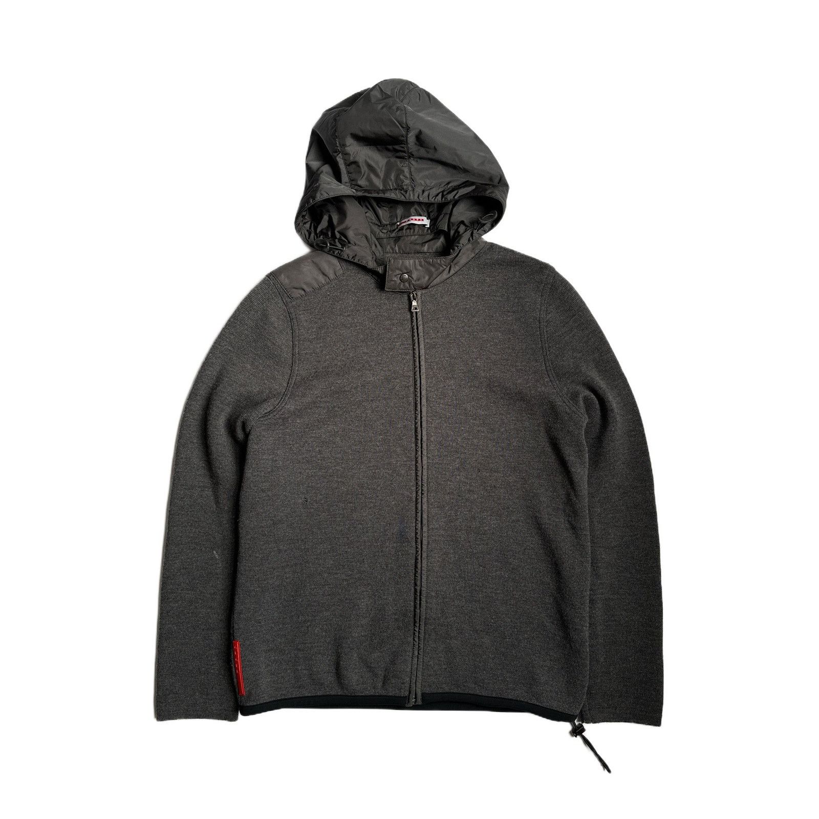 Prada Prada Sport Wool Zip Hoodie Size US S / EU 44-46 / 1 - 1 Thumbnail