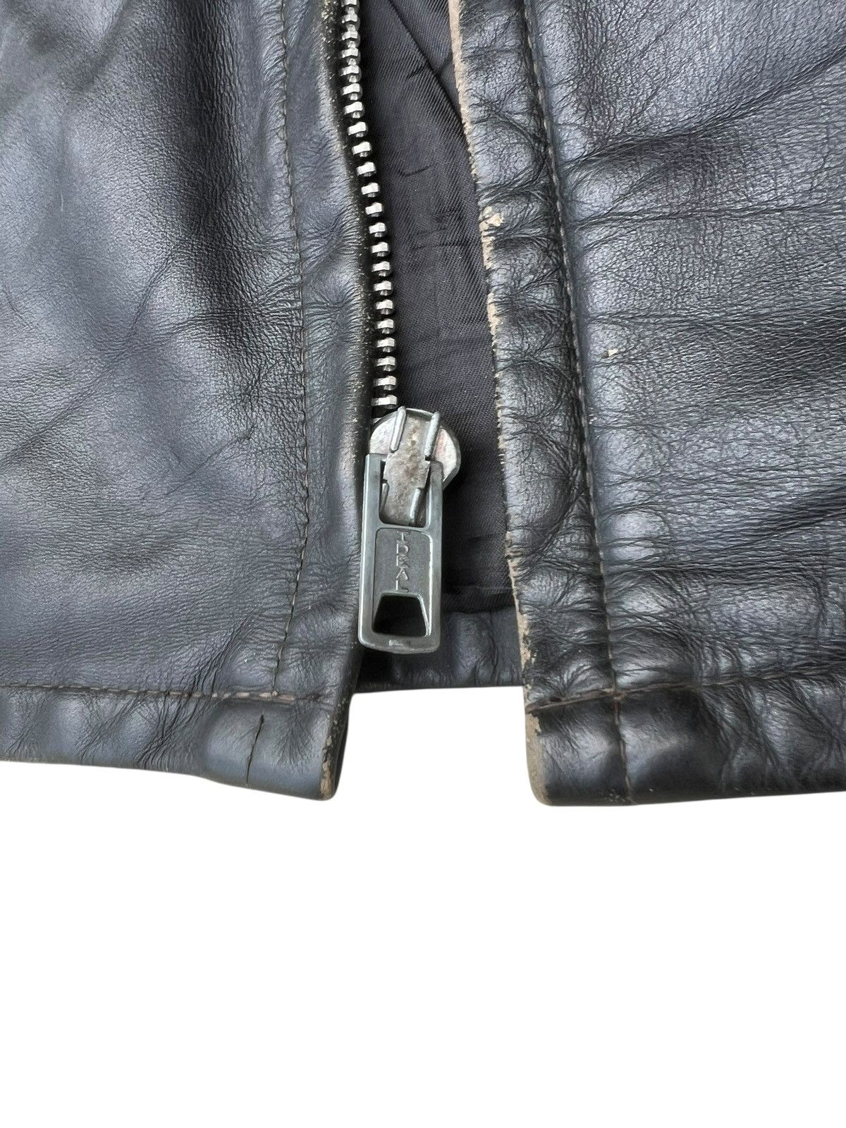 Schott Vintage 80s Schott 642 Distress Patina Leather Rider Jacket Size US S / EU 44-46 / 1 - 13 Thumbnail