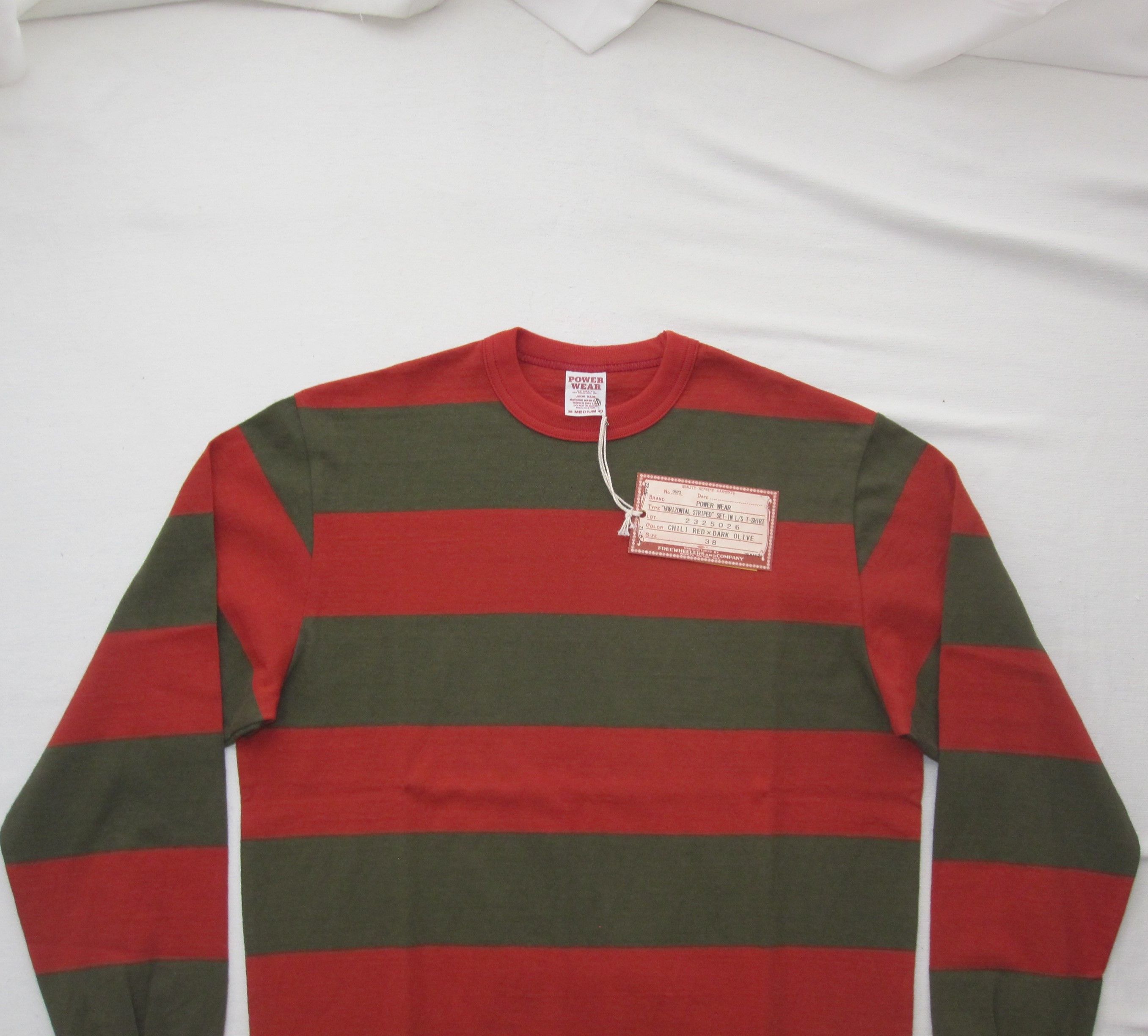 Freewheelers SET-IN LONG SLEEVE T-SHIRT Size US M / EU 48-50 / 2 - 3 Thumbnail