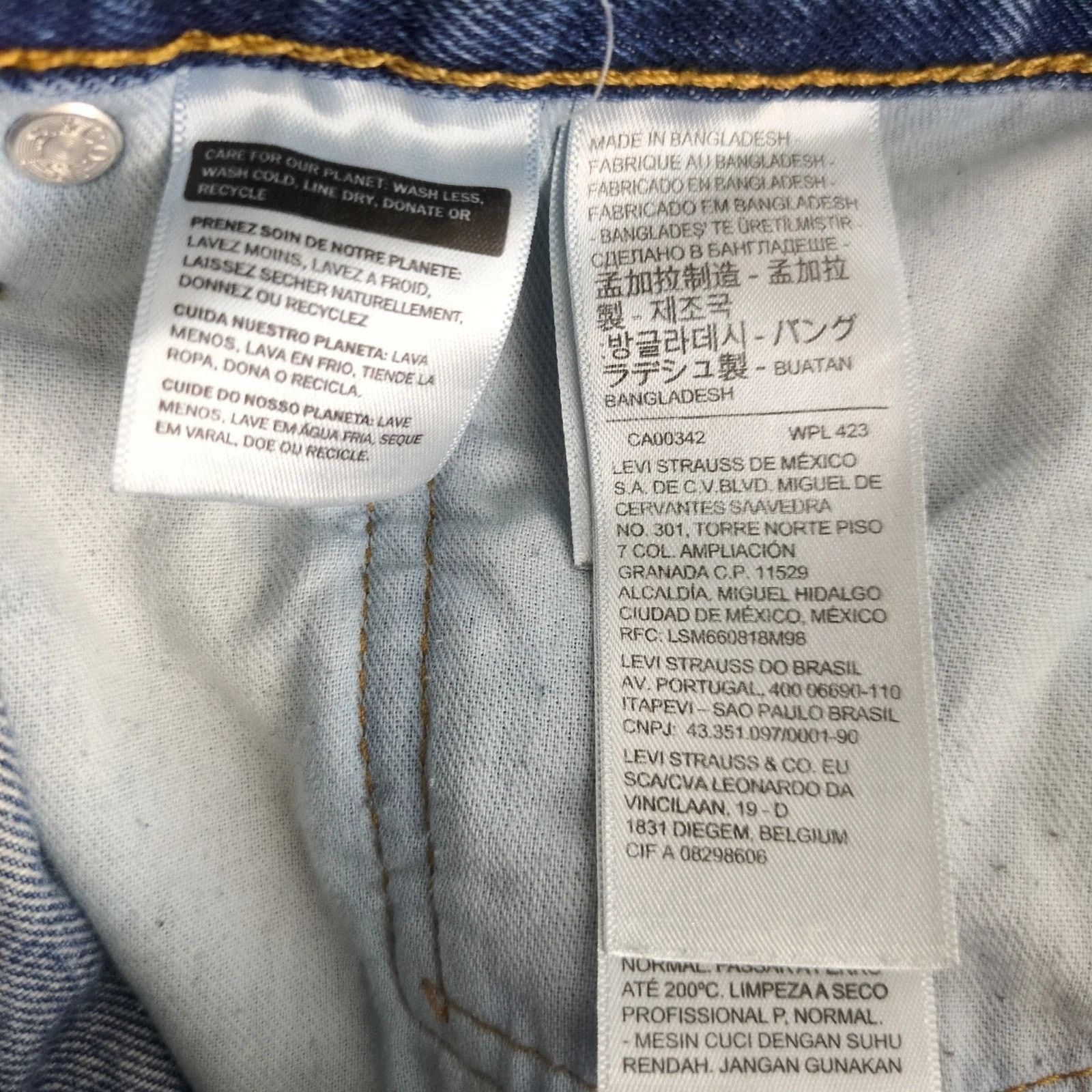 Levi's Levi's 550 Men's 36x30 Jeans Denim Straight Leg Relaxed Fit Size US 36 / EU 52 - 8 Thumbnail